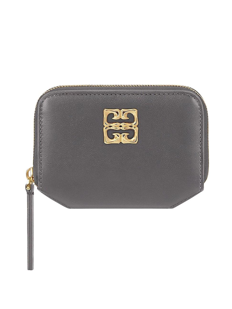 Womens 4G Liquid Zipped Wallet in Box Leather Product Image