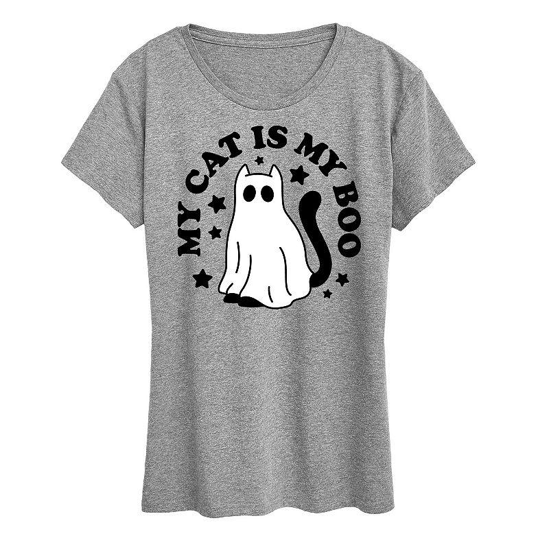 Women's My Cat Is My Boo Graphic Tee,  Product Image