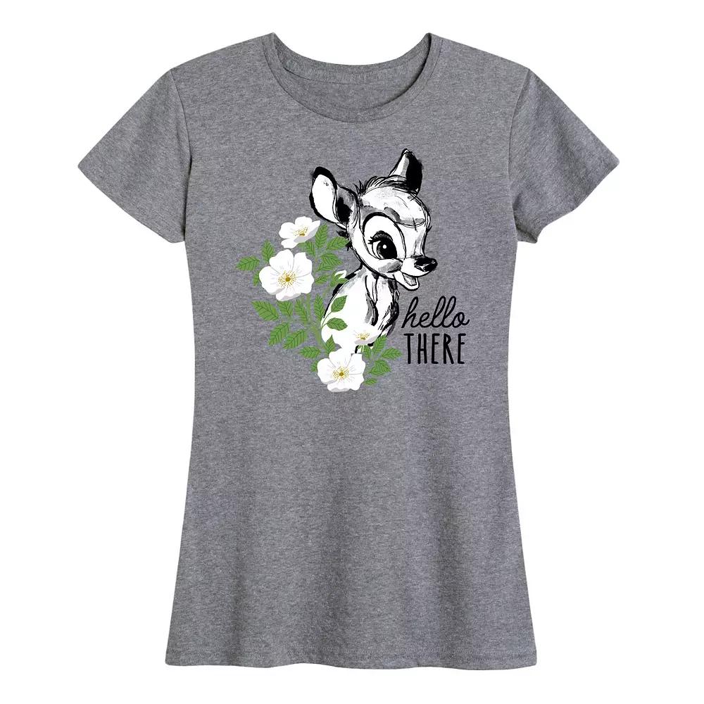 Disney's Bambi Women's Hello There Graphic Tee,  Product Image