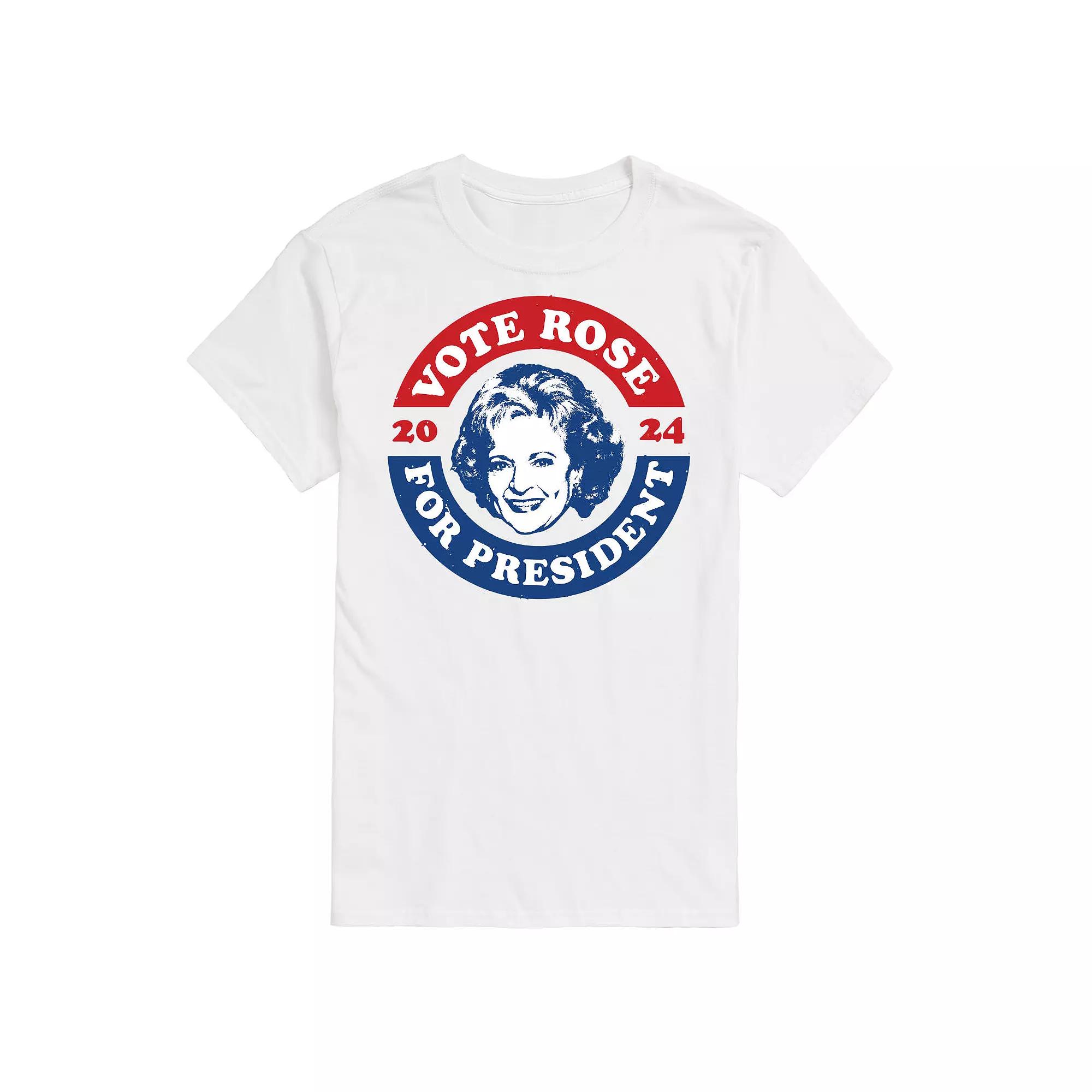 Men's Golden Girls President Rose Tee,  Product Image