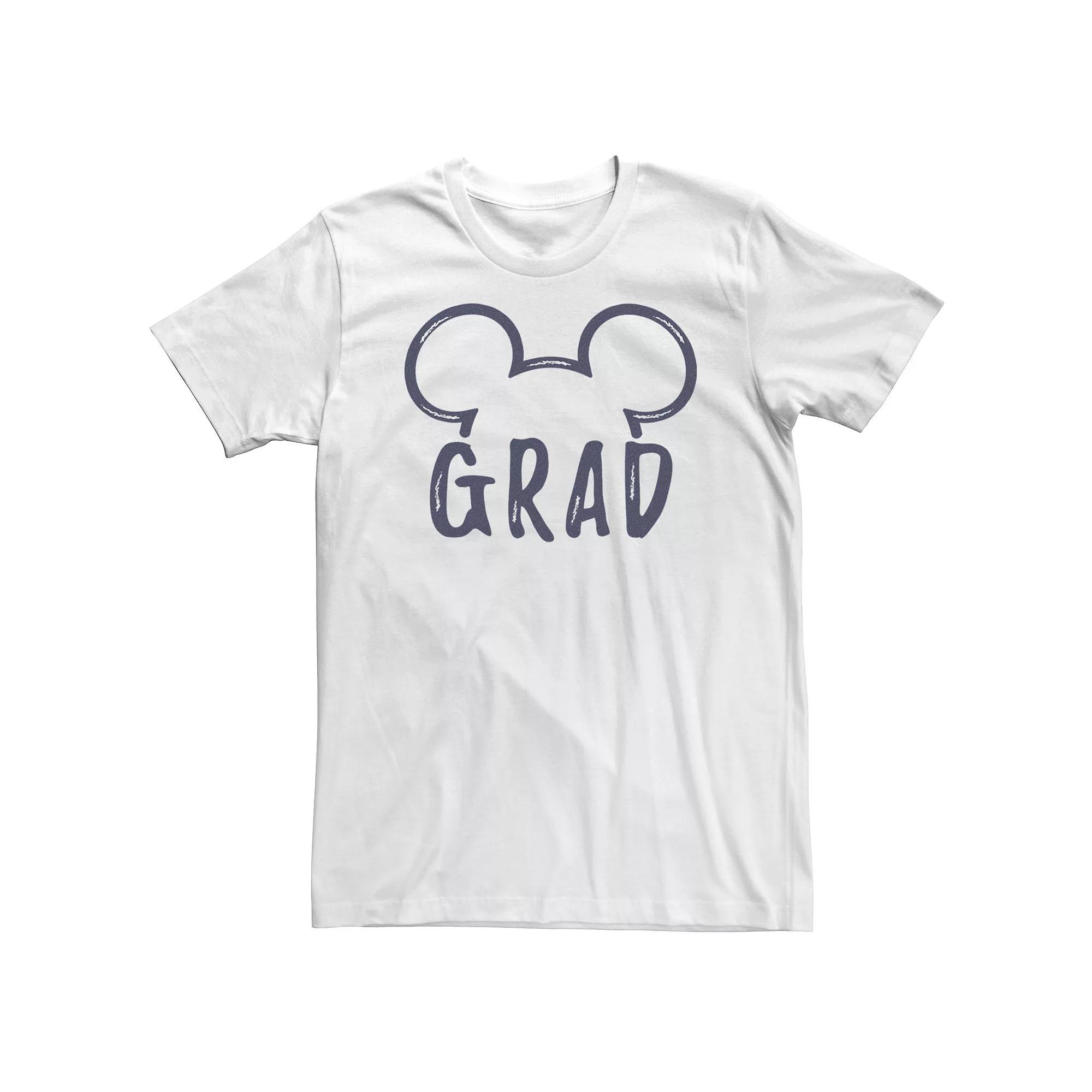 Big & Tall Disney Mickey Classic Mickey Mouse Ears Grad Graphic Tee, Men's,  Product Image