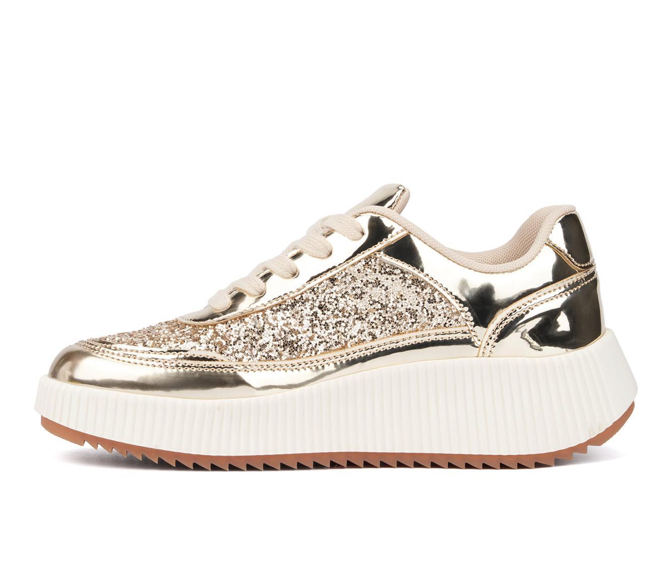 Women's New York and Company Tana Wedge Platform Sneakers Product Image