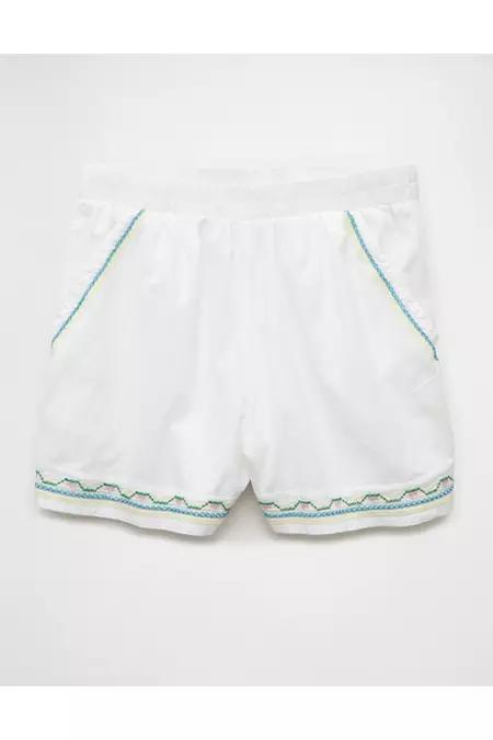 AE High-Waisted Embroidered Short Women's Product Image