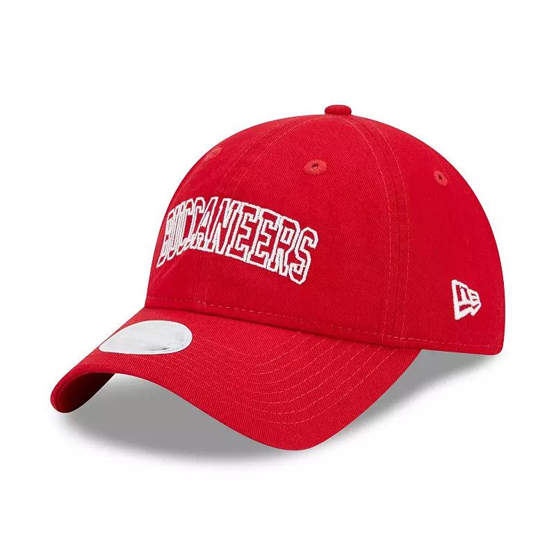 Women's New Era Red Tampa Bay Buccaneers Collegiate 9TWENTY Adjustable Hat Product Image
