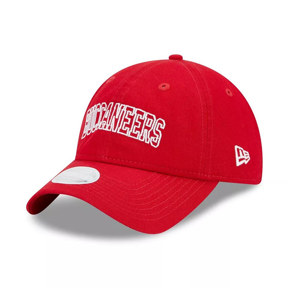 Women's New Era Red Tampa Bay Buccaneers Collegiate 9TWENTY Adjustable Hat Product Image