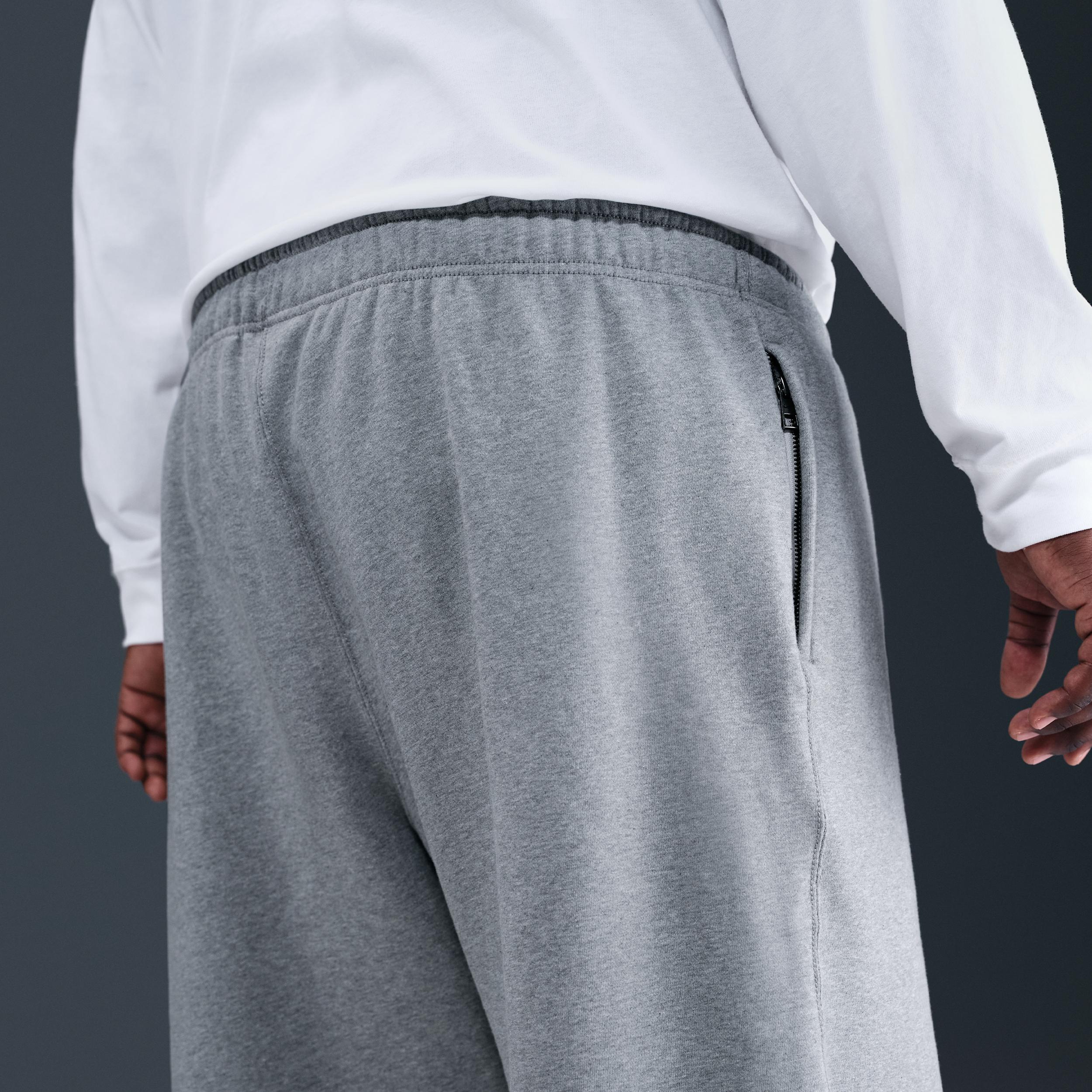 Nike Mens Solo Swoosh Cuffed Fleece Pants | HV1088-063 Product Image