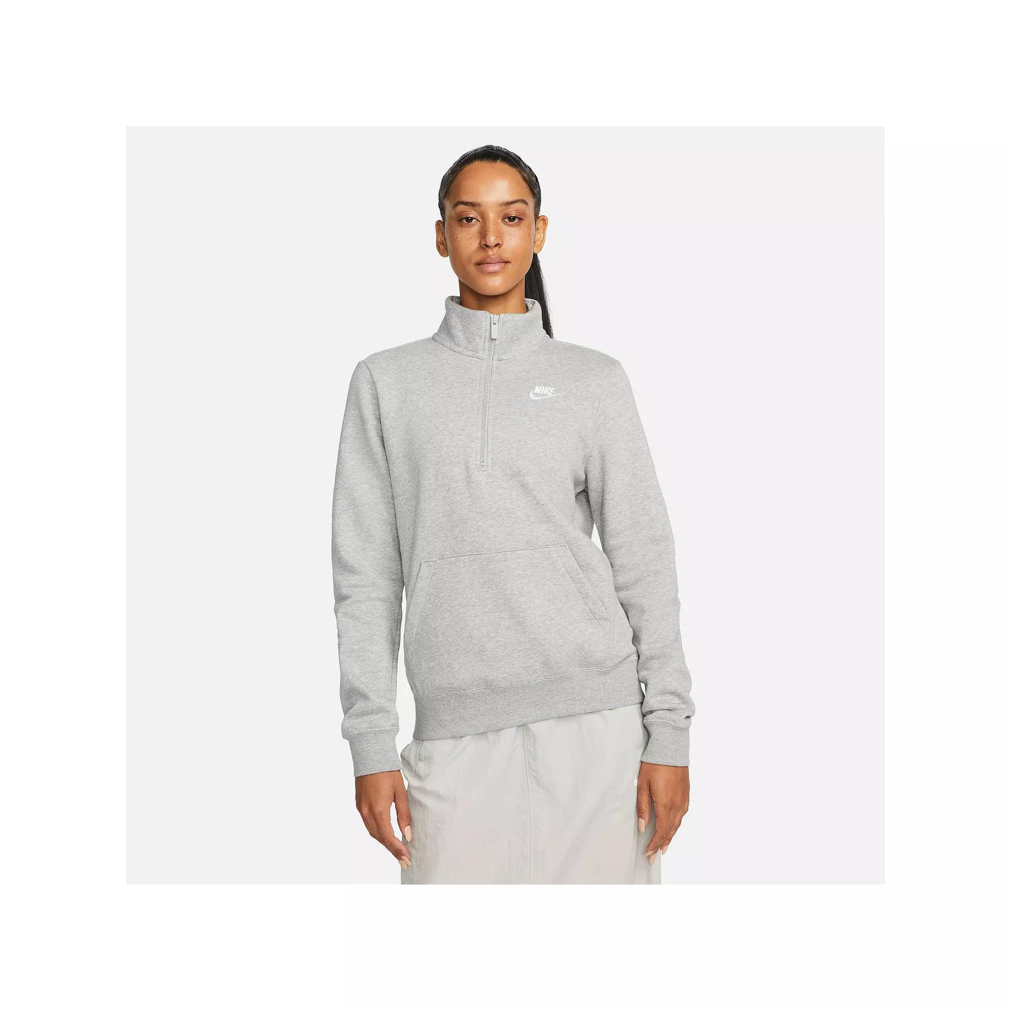 Women's Nike Sportswear Club Fleece Quarter-Zip Sweatshirt,  Product Image