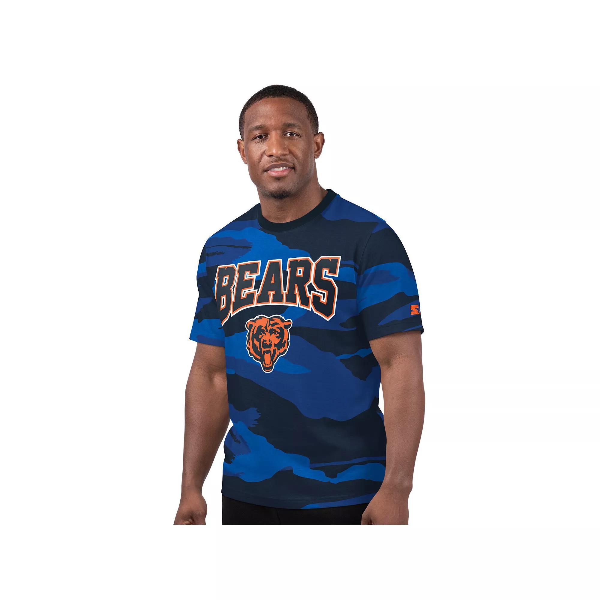 Men's Starter Gray Chicago Bears Thursday Night Gridiron T-Shirt,  Product Image