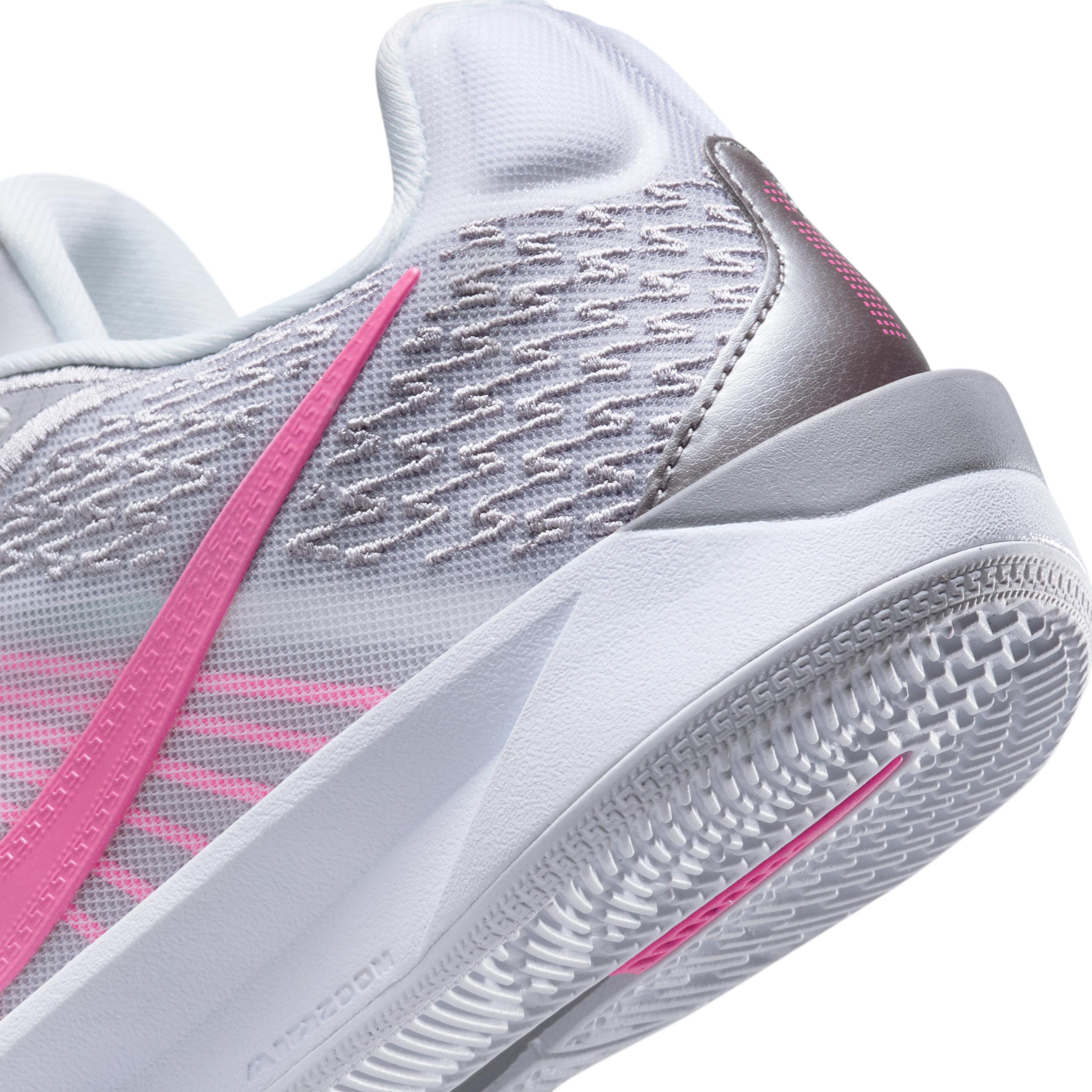Nike Womens Sabrina 2 Basketball Shoes in White/Pinksicle/Cement Grey Product Image