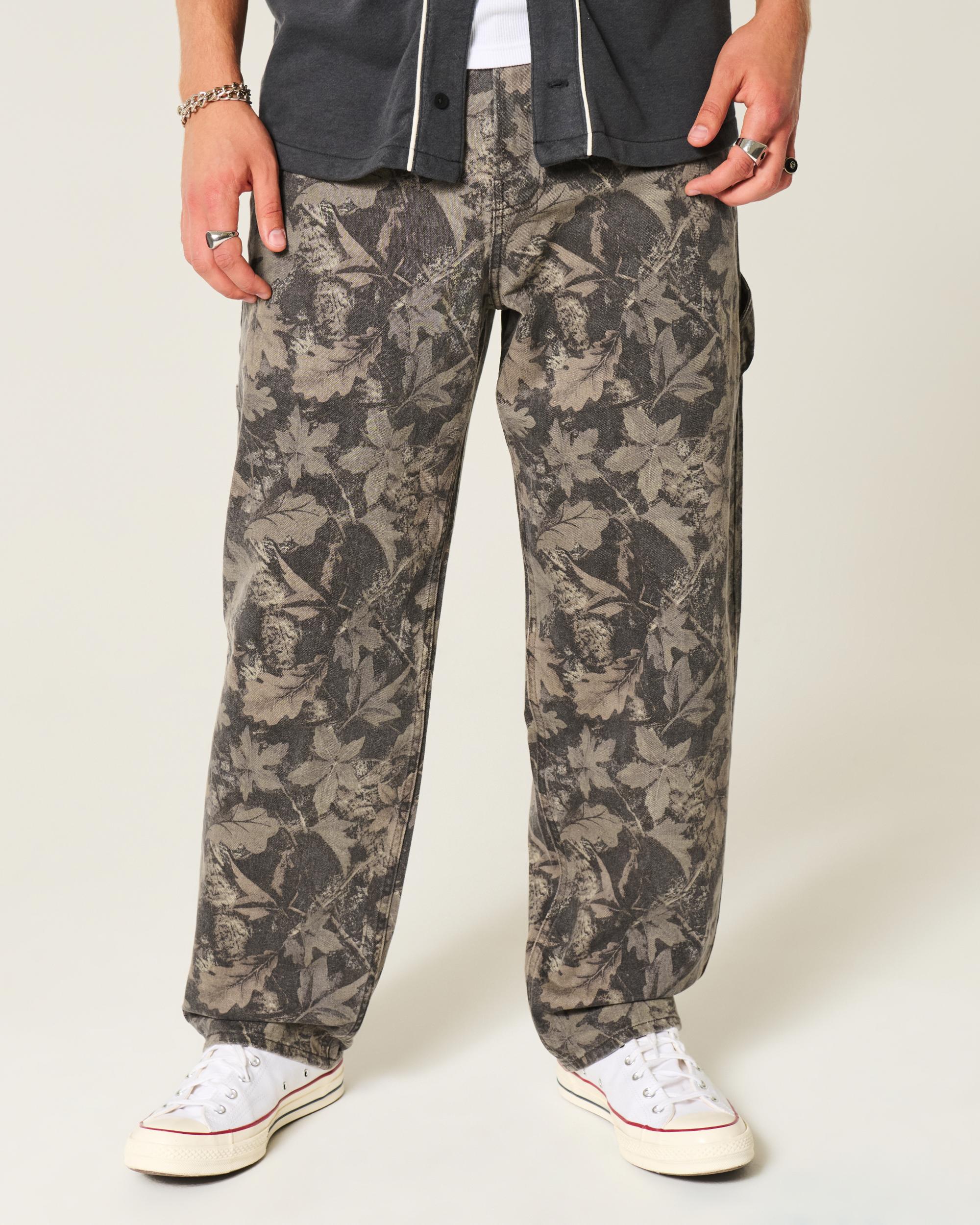 Camo Skater Baggy Painter Jeans Product Image
