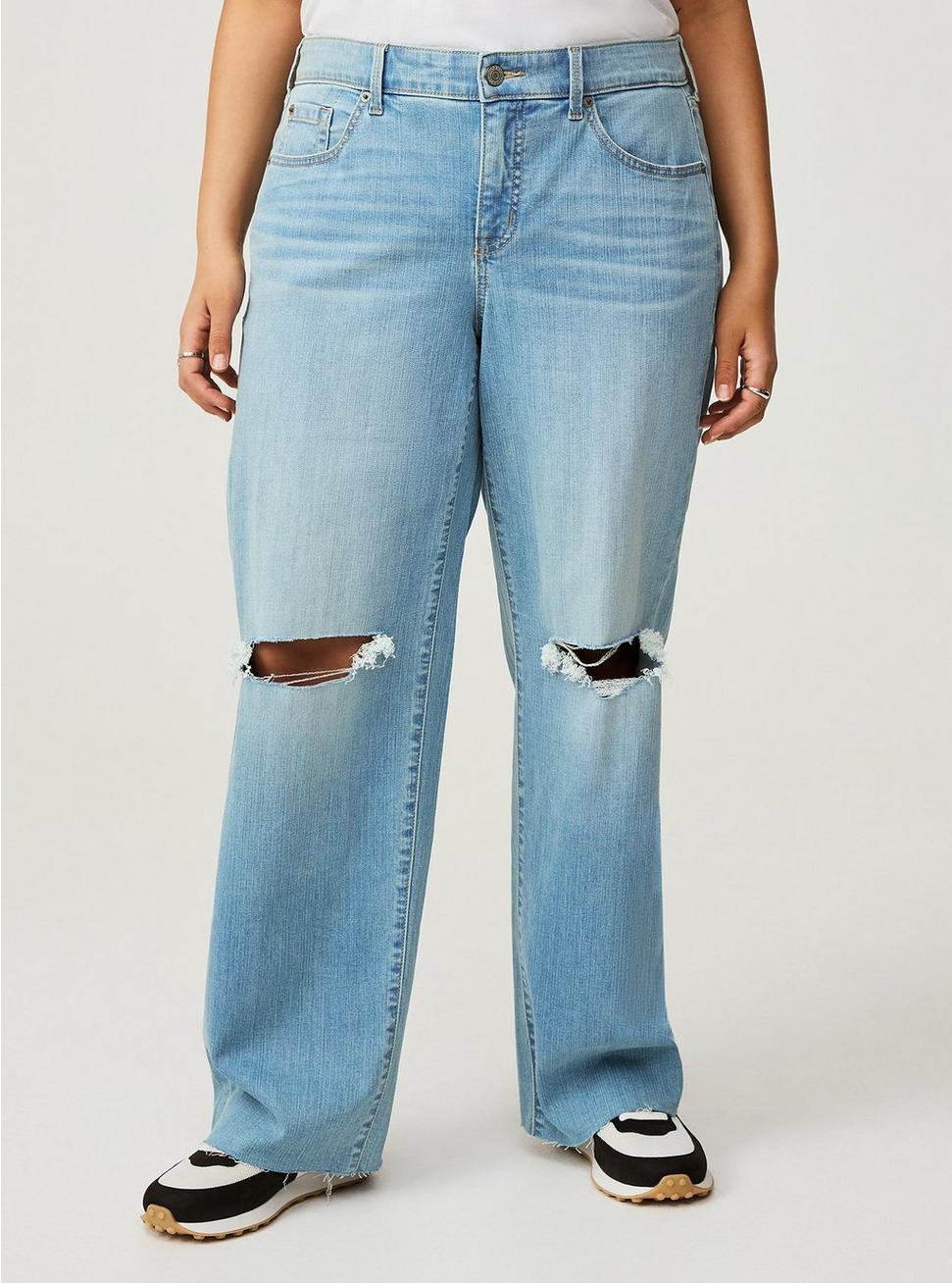 Perfect Wide-Leg Mid-Rise Jean Product Image
