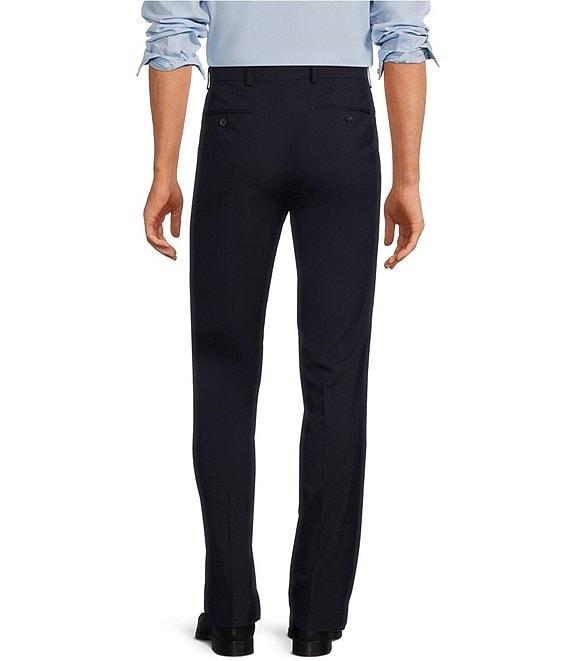 Murano Wardrobe Essentials Alex Slim Fit TekFit Waistband Suit Separates Flat Front Dress Pants Product Image