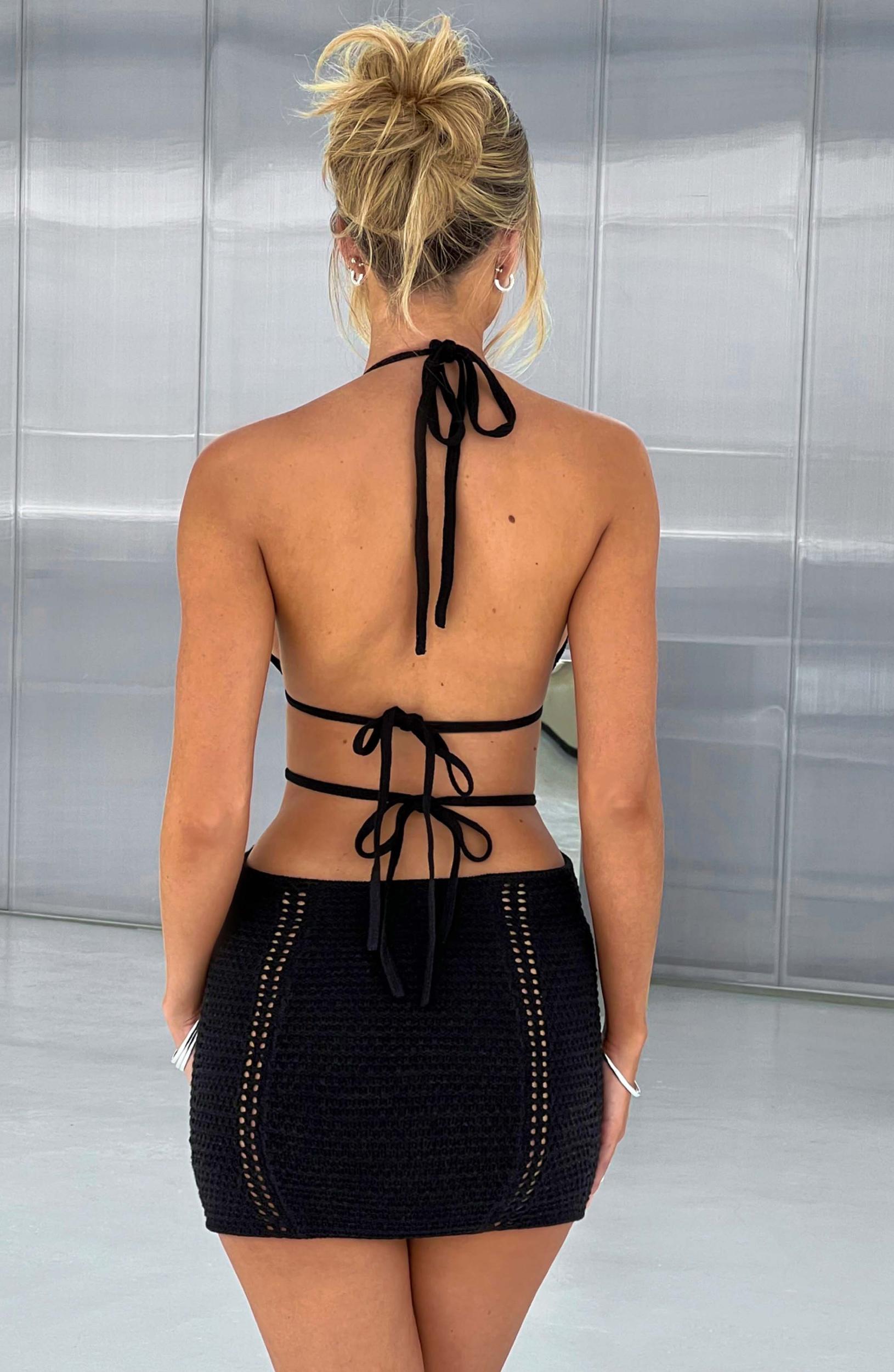 Selena Mini Dress - Black Product Image