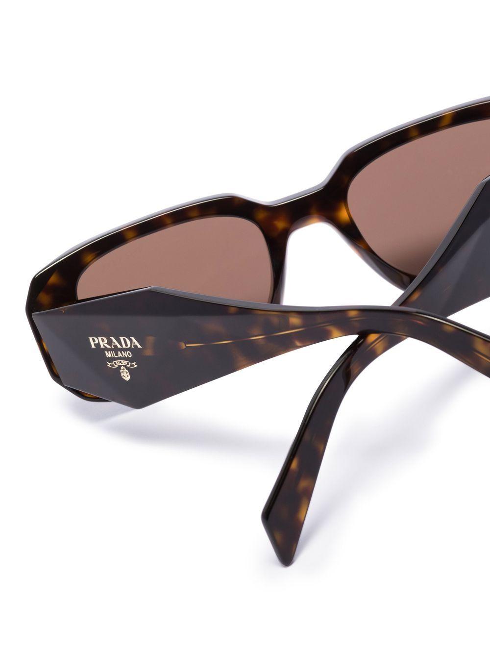 tortoiseshell square-frame sunglasses Product Image