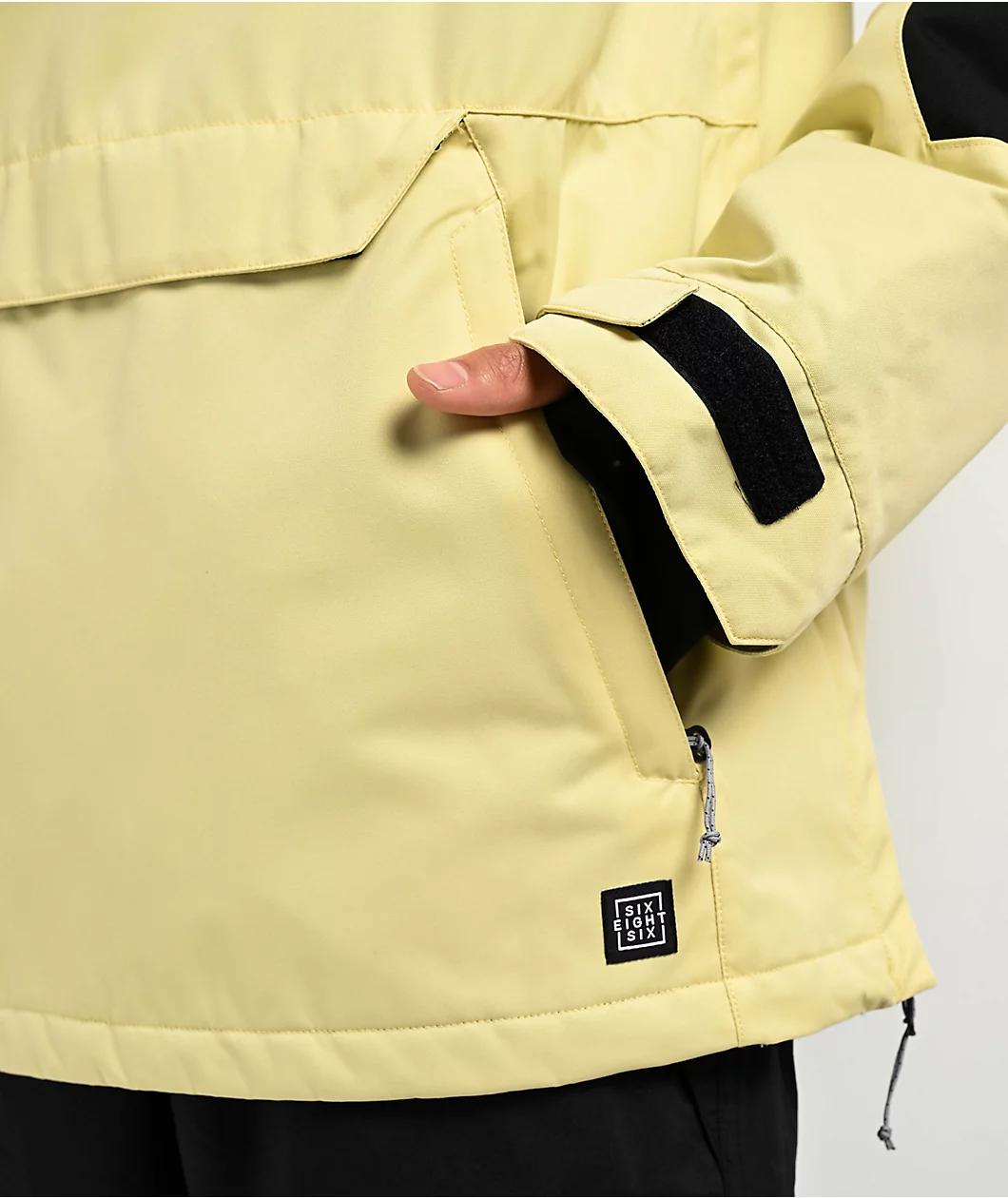 686 Renewal Dusty Yellow 10K Anorak Snowboard Jacket Product Image