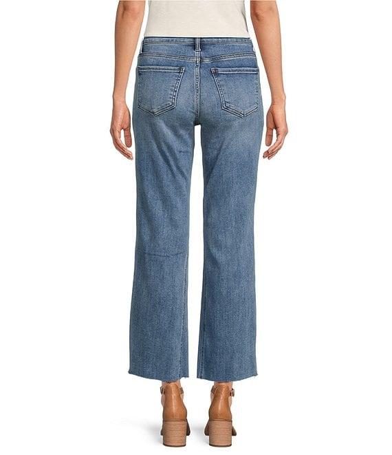 KUT from the Kloth Petite Size Kelsey High Rise Flare-Inset Leg Fab Ab Technology Stretch Denim Jeans Product Image