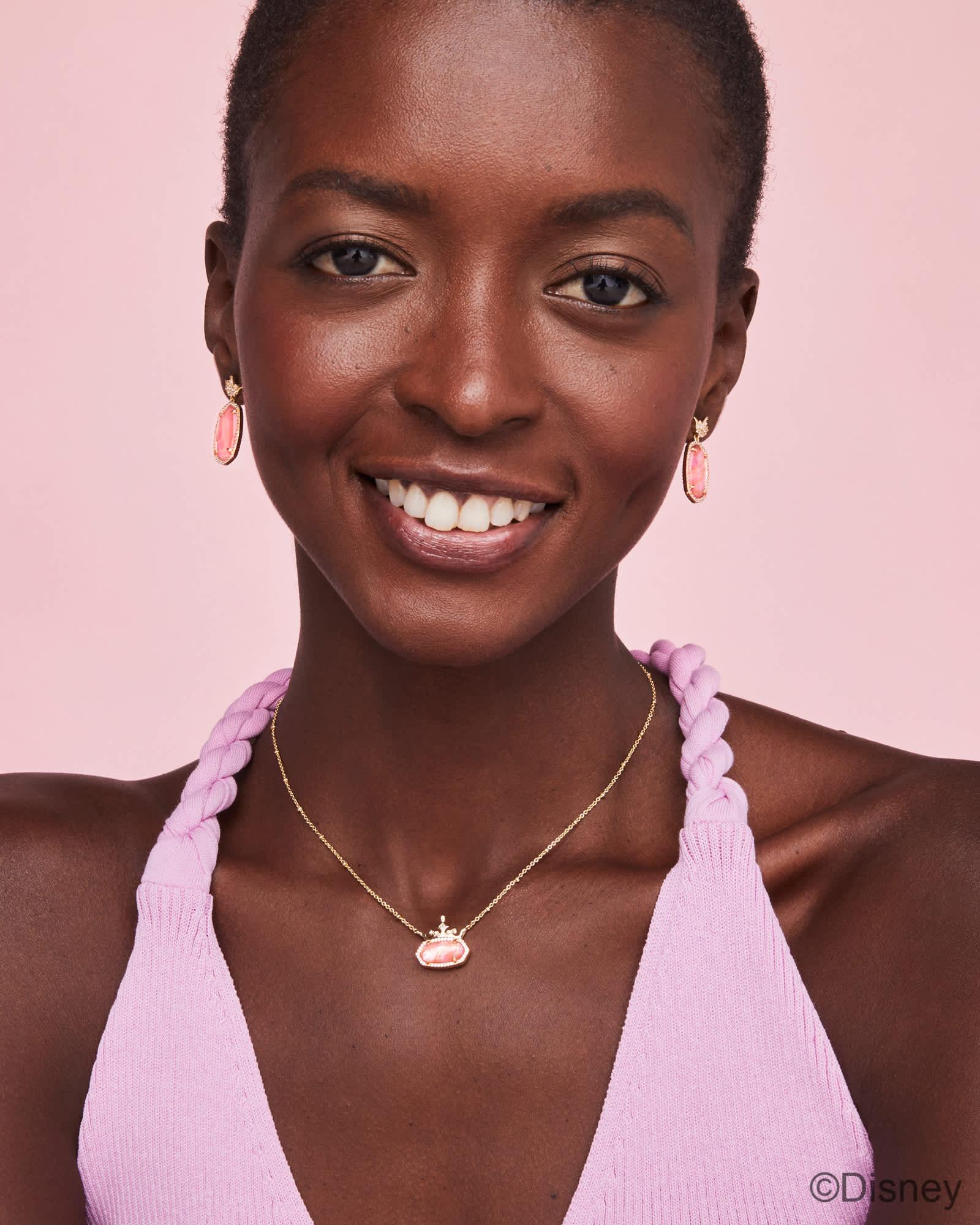 Disney | Kendra Scott Elisa Princess Gold Short Pendant Necklace Product Image