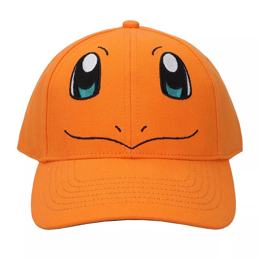 Men's Pokemon Charmander Big Face Baseball Cap, Orange Product Image