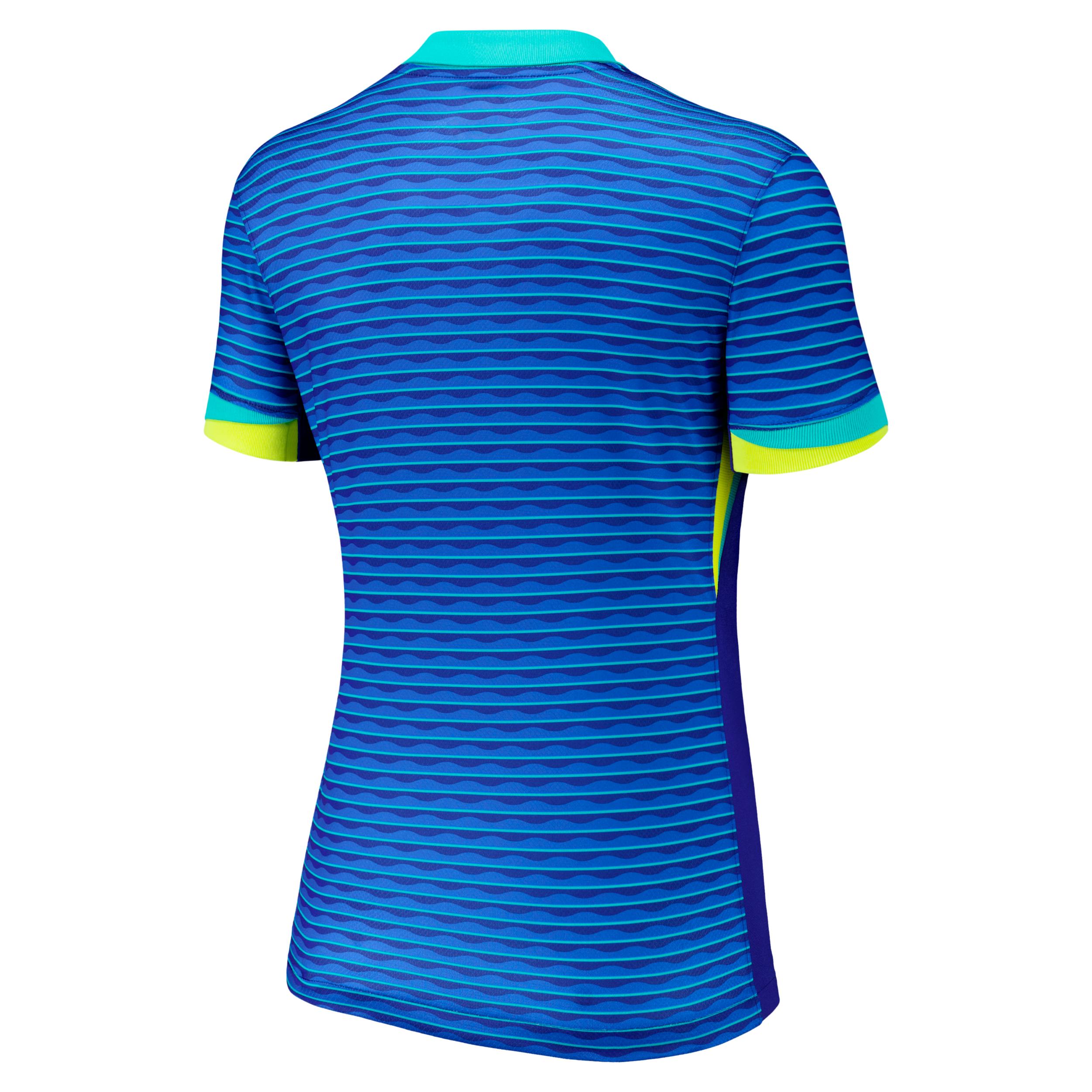 Vini Jr. Brazil National Team 2024 Stadium Away Nike Womens Dri-FIT Soccer Jersey | NN201564166-CBF Product Image