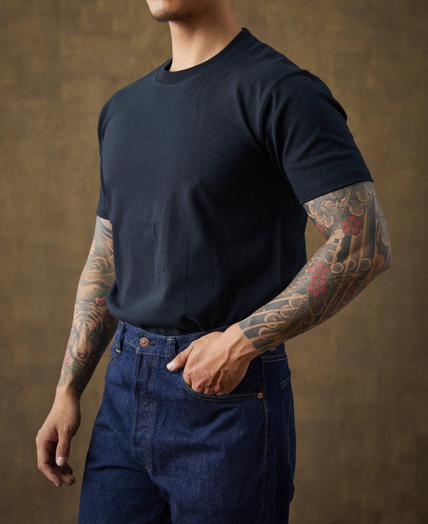 9 oz Cotton Tubular T-Shirt - Black Product Image