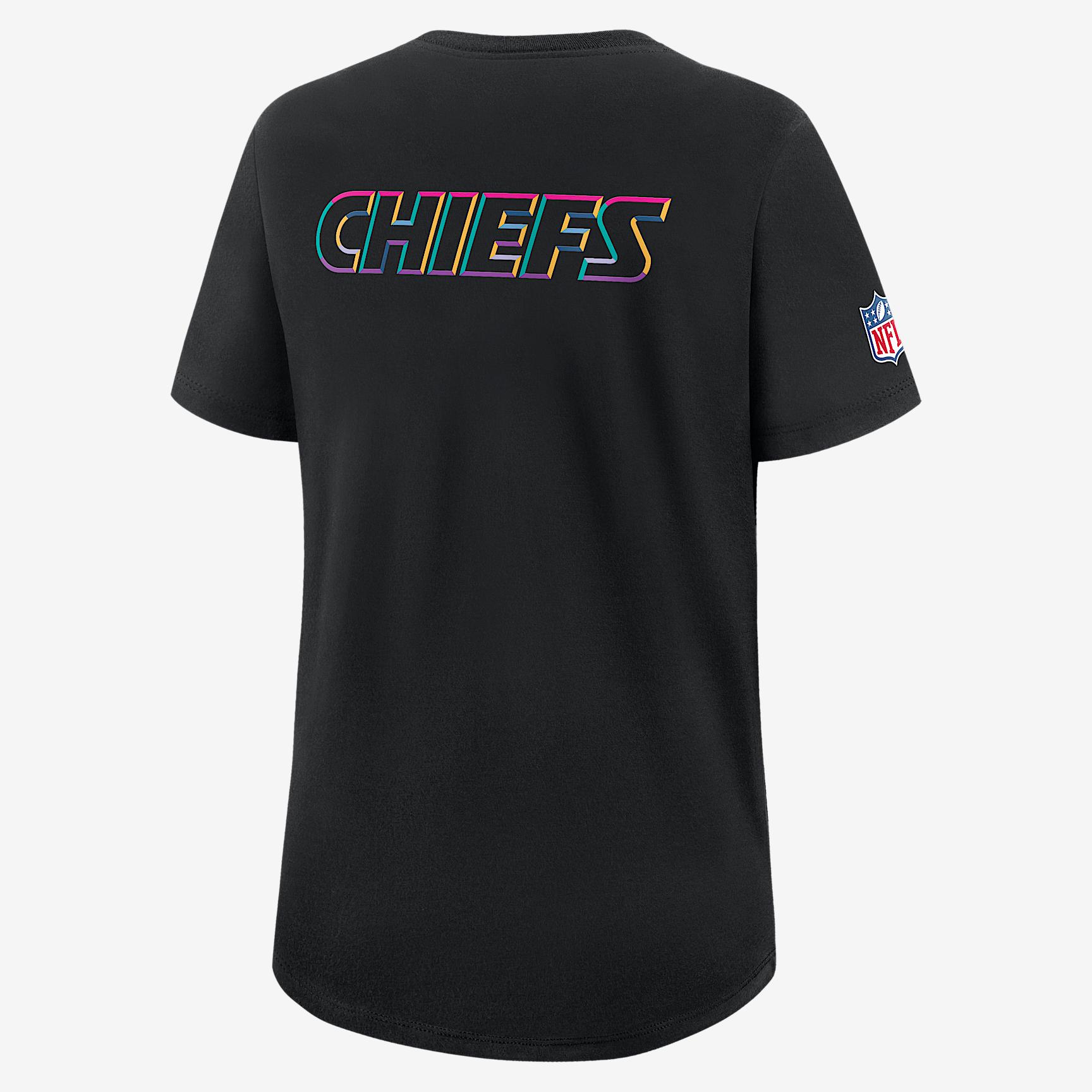 Kansas City Chiefs Crucial Catch Women's Nike Dri-FIT NFL T-Shirt Product Image