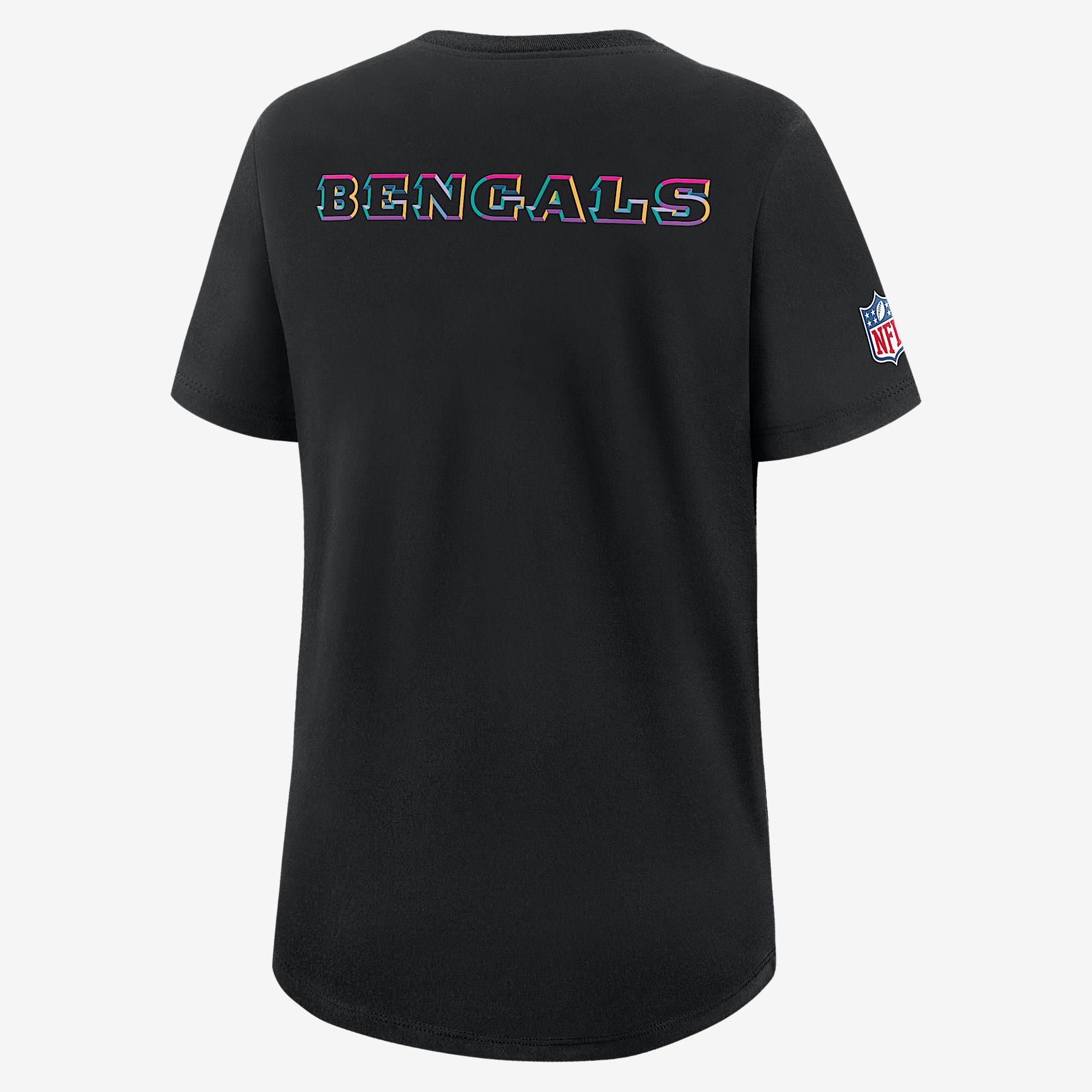 Cincinnati Bengals Crucial Catch Women's Nike Dri-FIT NFL T-Shirt Product Image
