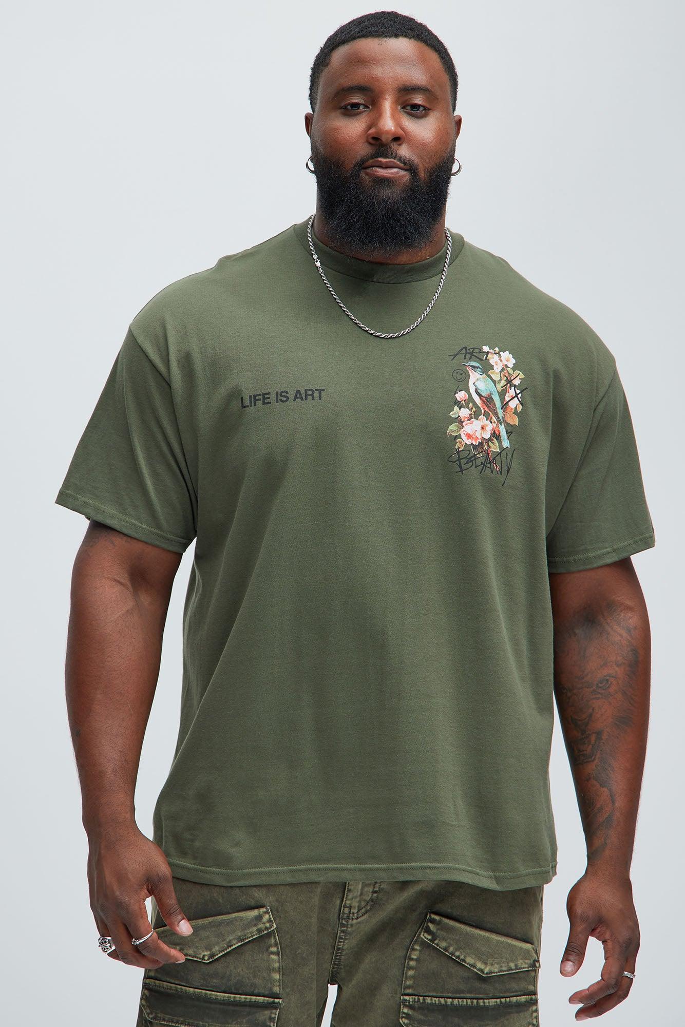 Creativity Of Life Short Sleeve Tee - Sage Product Image