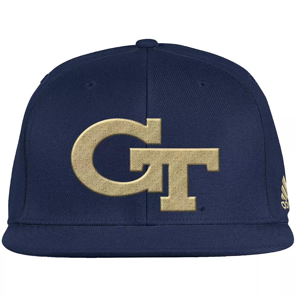 Men's adidas Navy Georgia Tech Yellow Jackets Team On-Field Baseball Fitted Hat,  Product Image