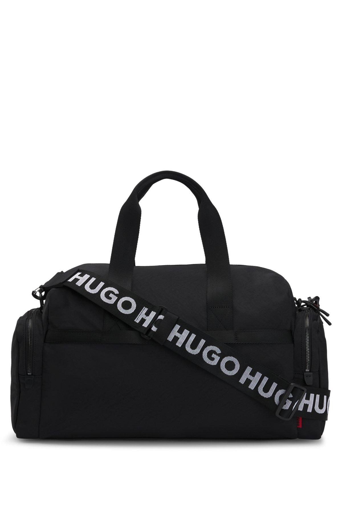 Logo-strap holdall with contrast branding Product Image