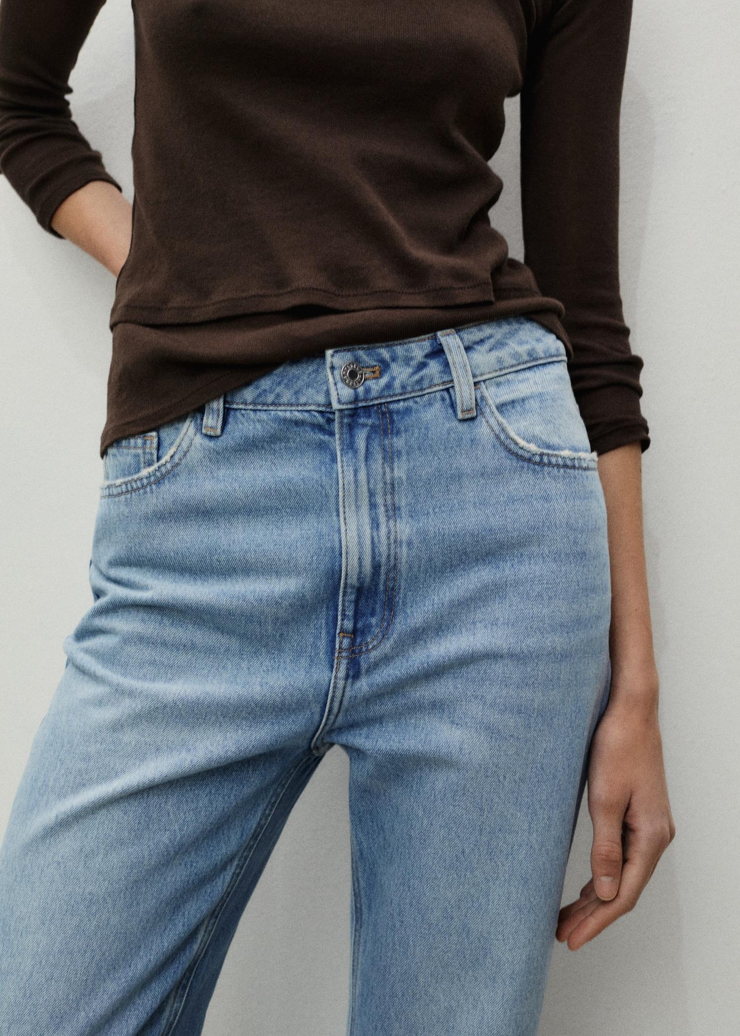 Mom2000 high-rise jeans - Women | MANGO USA Product Image