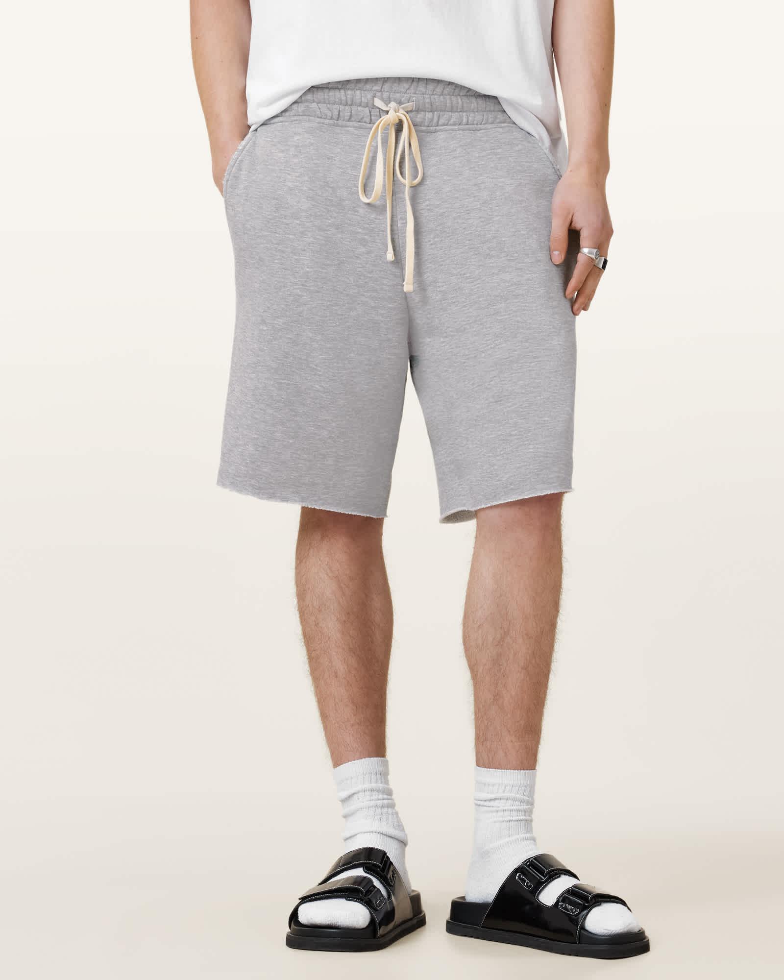 Helix Grey Sweat Shorts Product Image