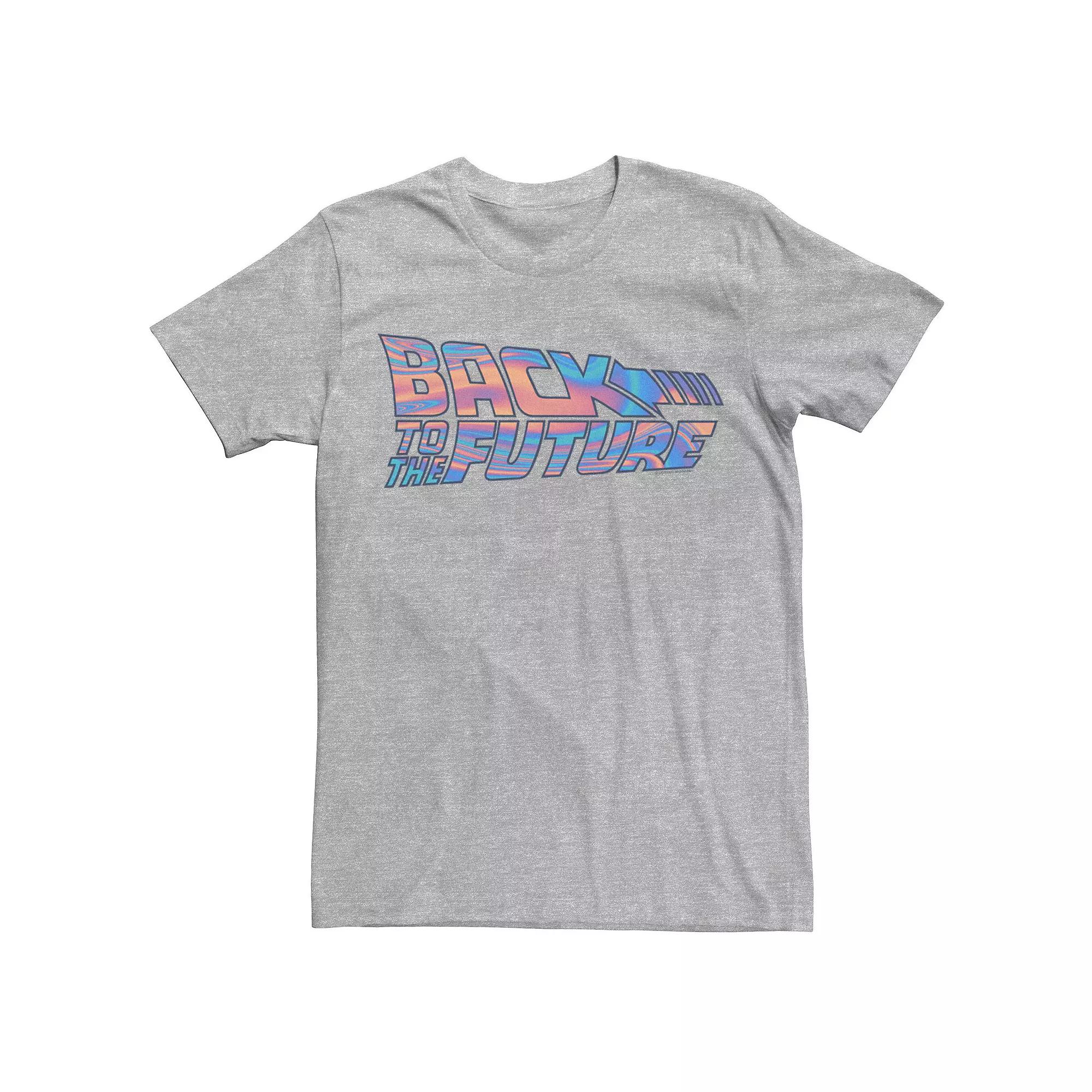 Men's Back To The Future Oil Slick Logo Tee,  Product Image