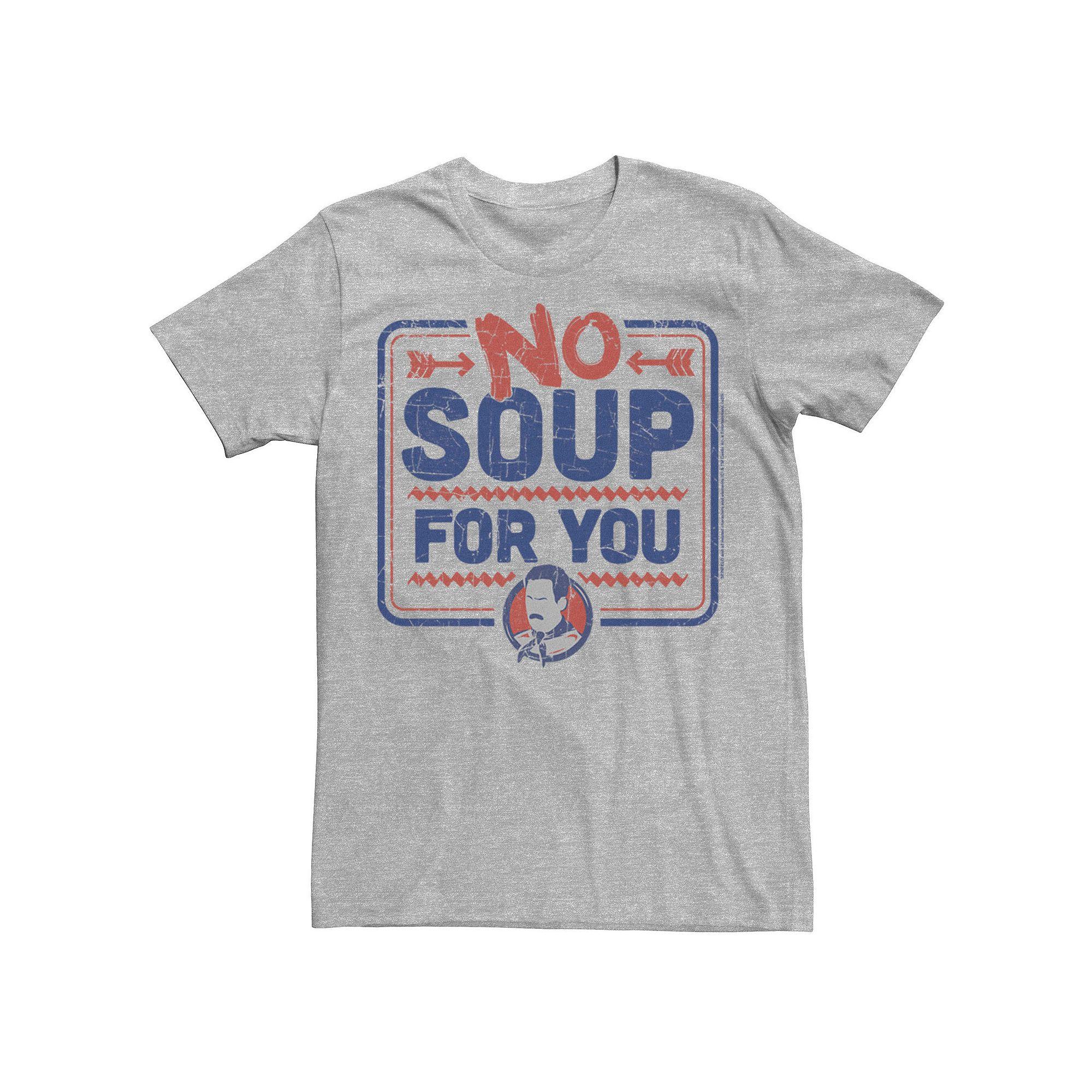 Men's Seinfeld No Soup For You Distressed Poster Tee,  Product Image
