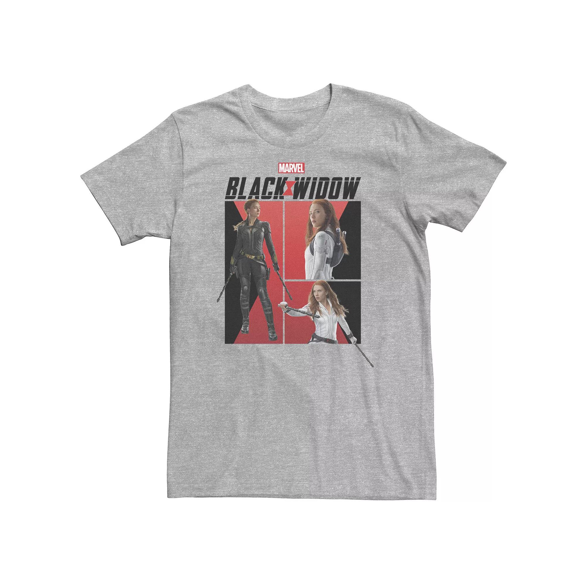 Big & Tall Marvel Black Widow Comic Panels Tee, Men's,  Product Image