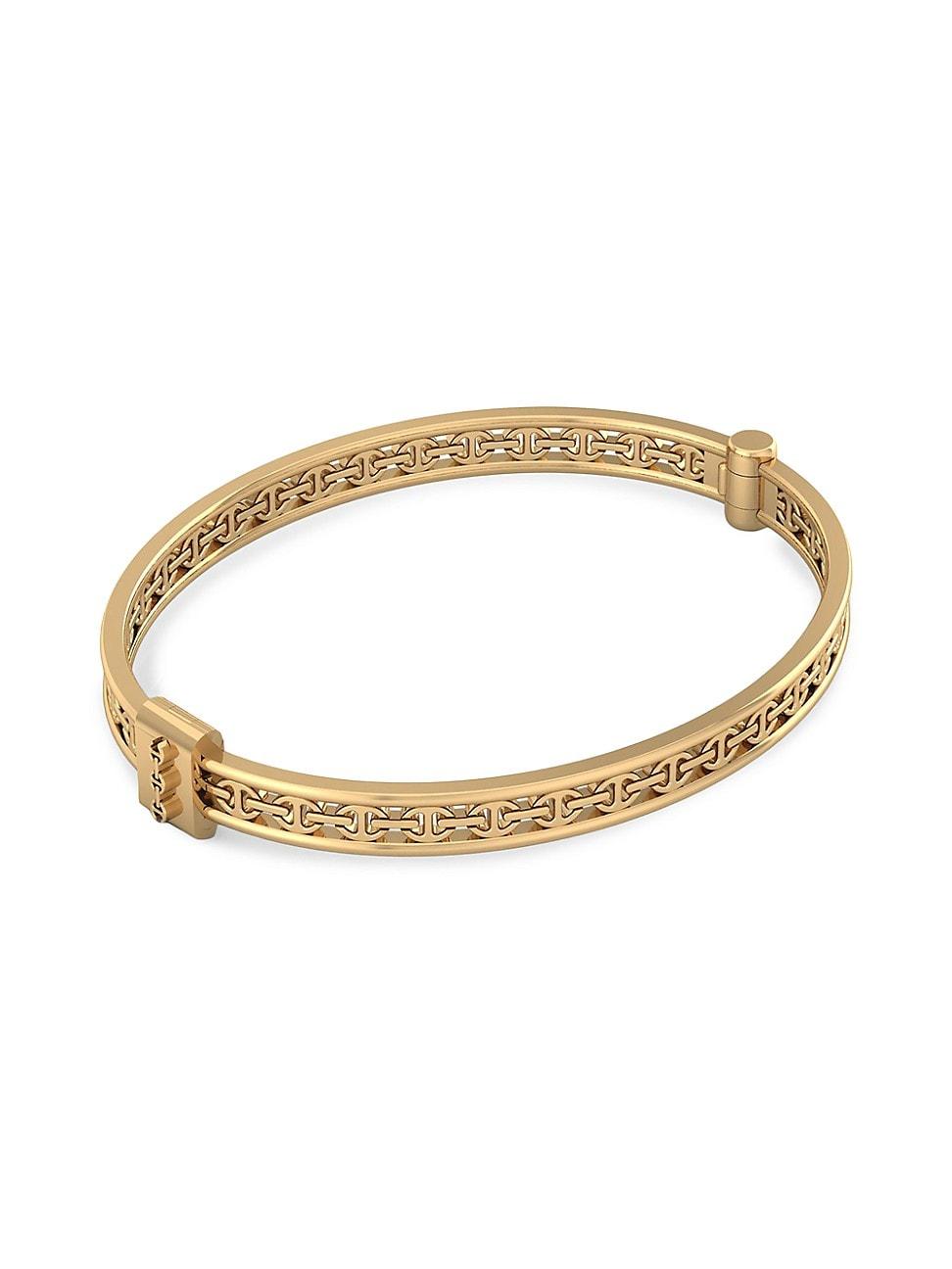 Womens Chassis 18K Yellow Gold Bangle Product Image