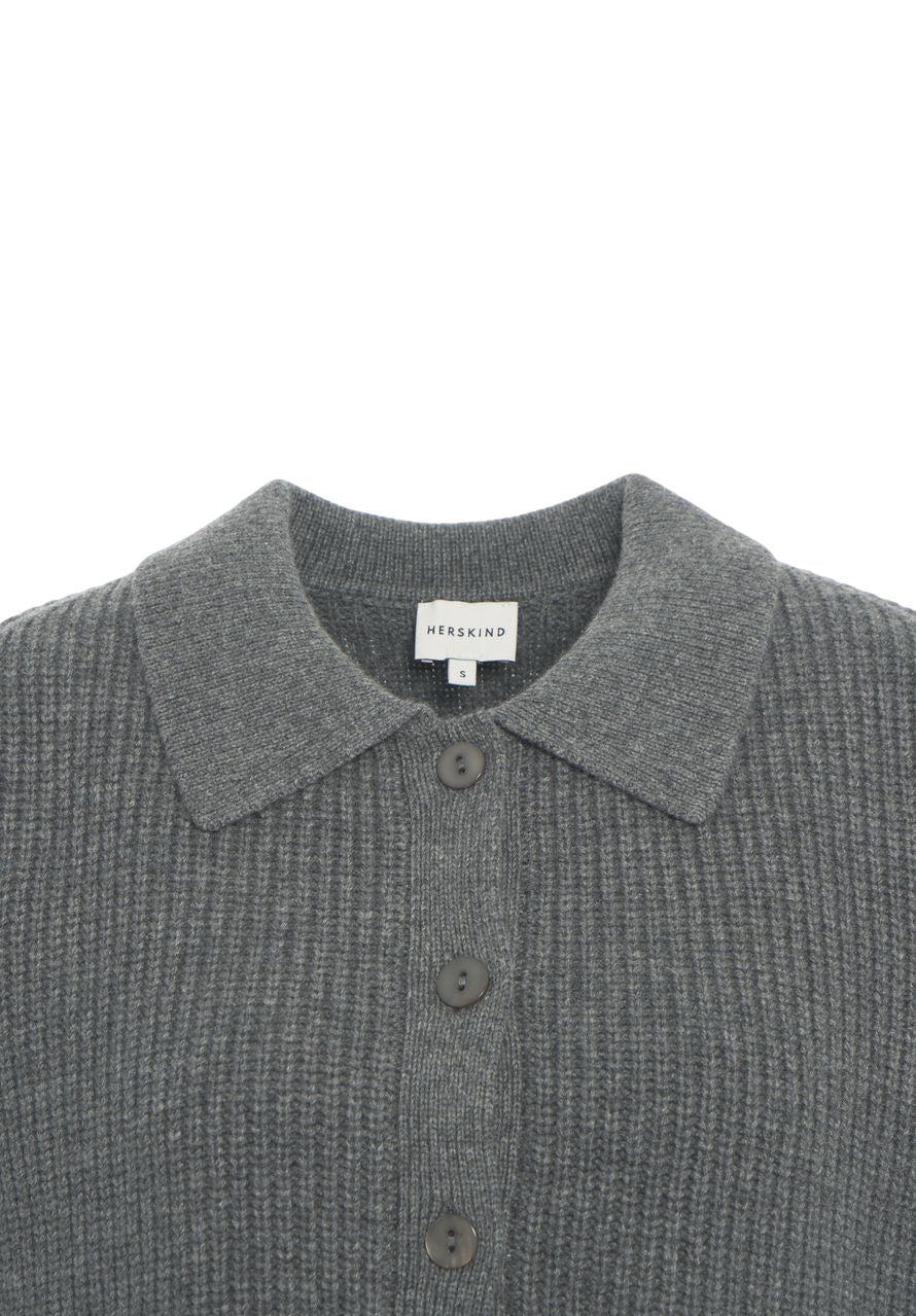 Cardigan with collar Product Image