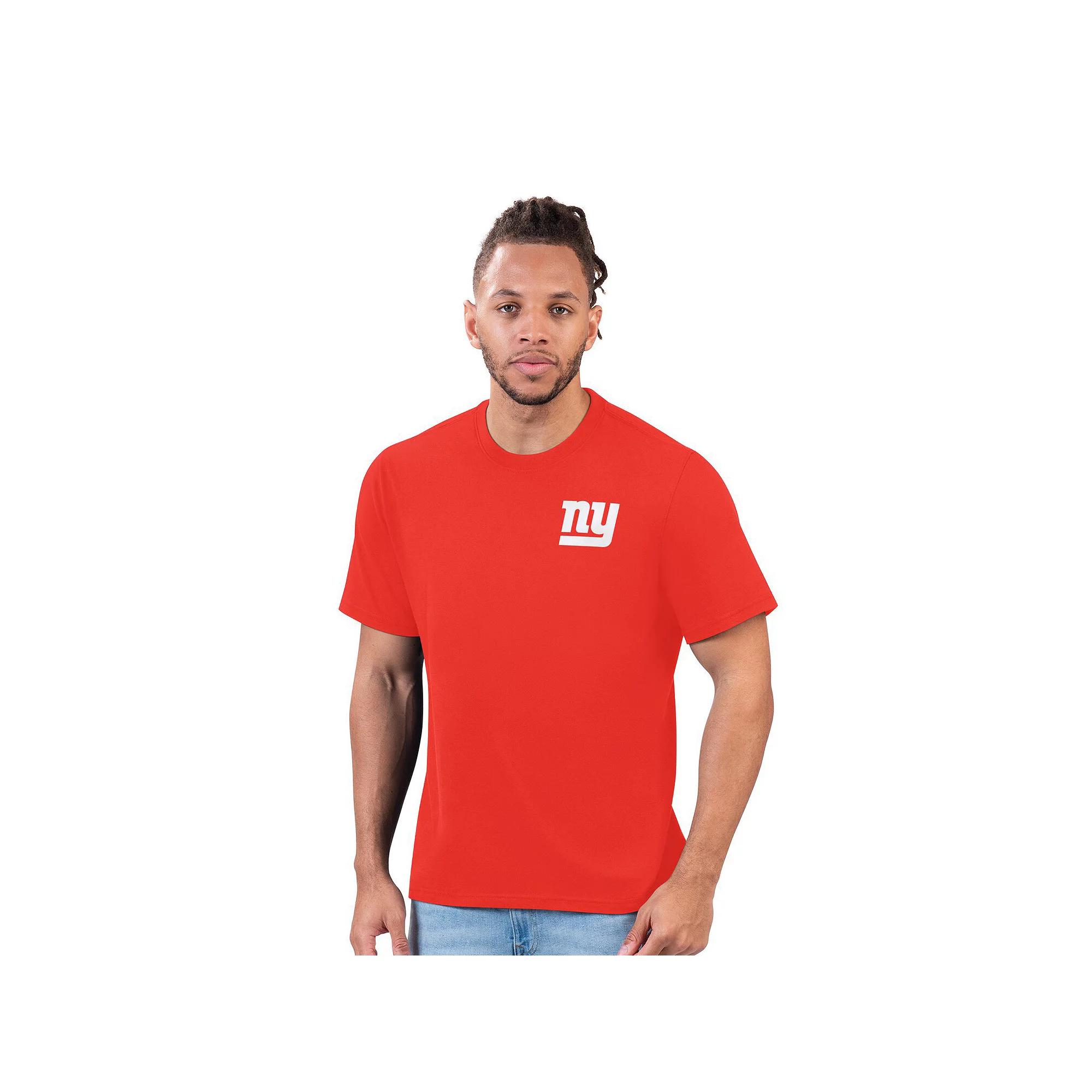 Men's Margaritaville  Red New York Giants Hail Mary T-Shirt, Size: Medium Product Image