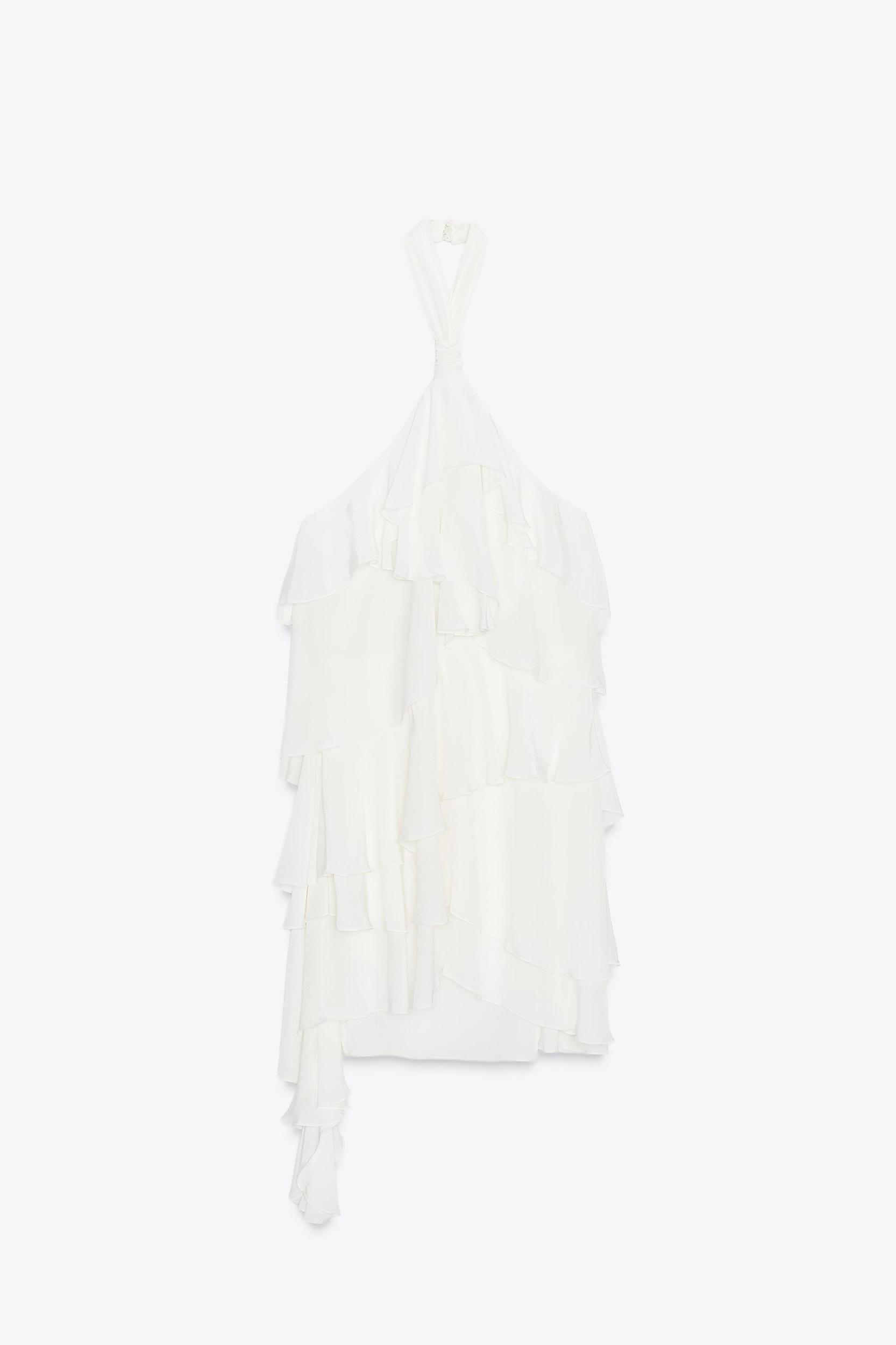 RUFFLED MINI DRESS Product Image