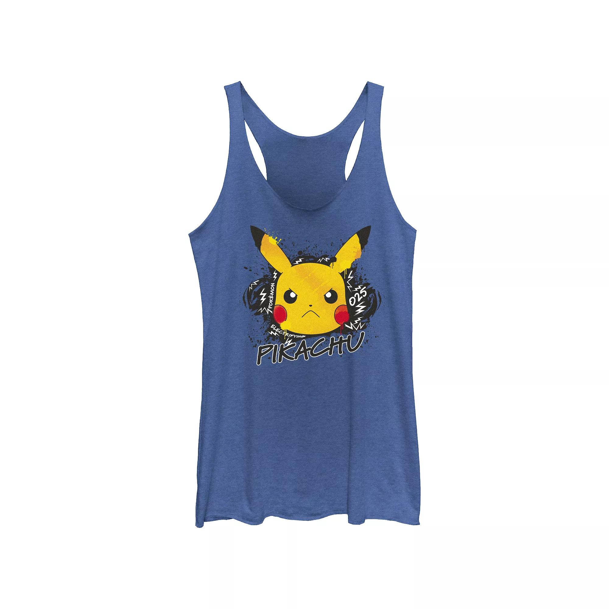 Disney's Lilo & Stitch Women's It's My Birthday Stitch Tri-Blend Racerback Tank Top, Girl's, Size: XS, Purple Grey Product Image