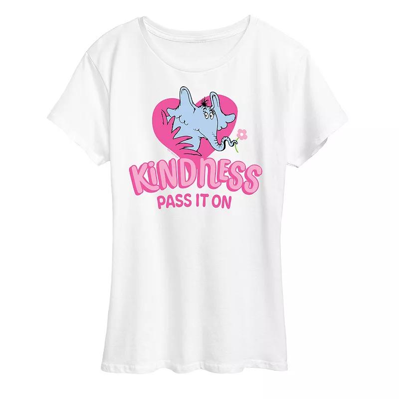 Women's Dr. Seuss Kindness Pass It On Graphic Tee, Girl's,  Product Image