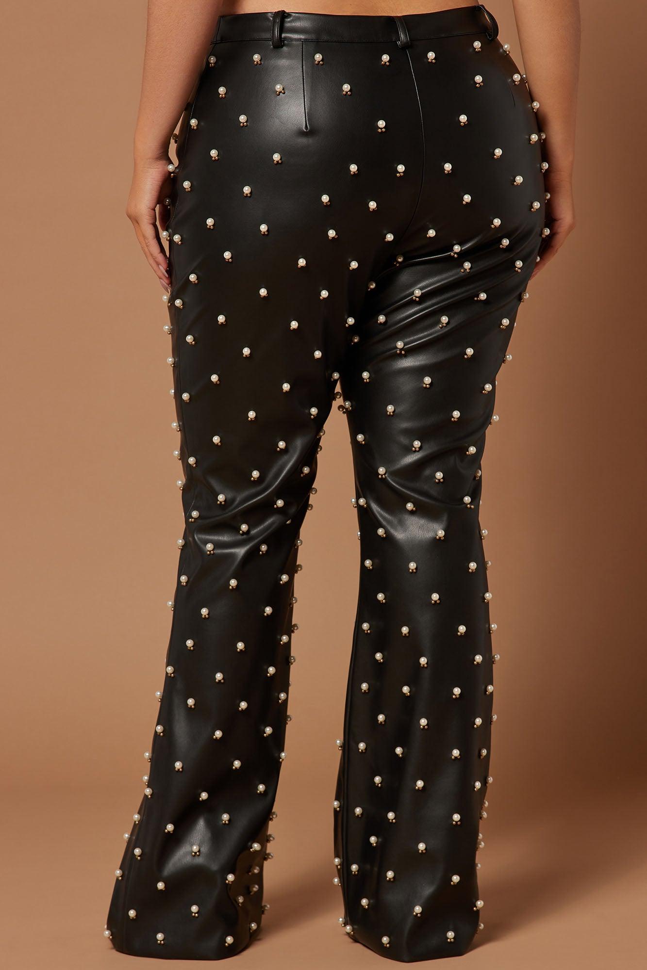 Claire Embellished Pant - Black Product Image