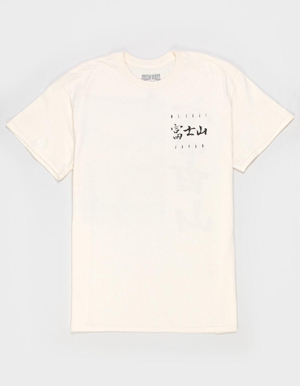 FRESH VIBES Mt. Fuji Mens Tee - SAND Product Image