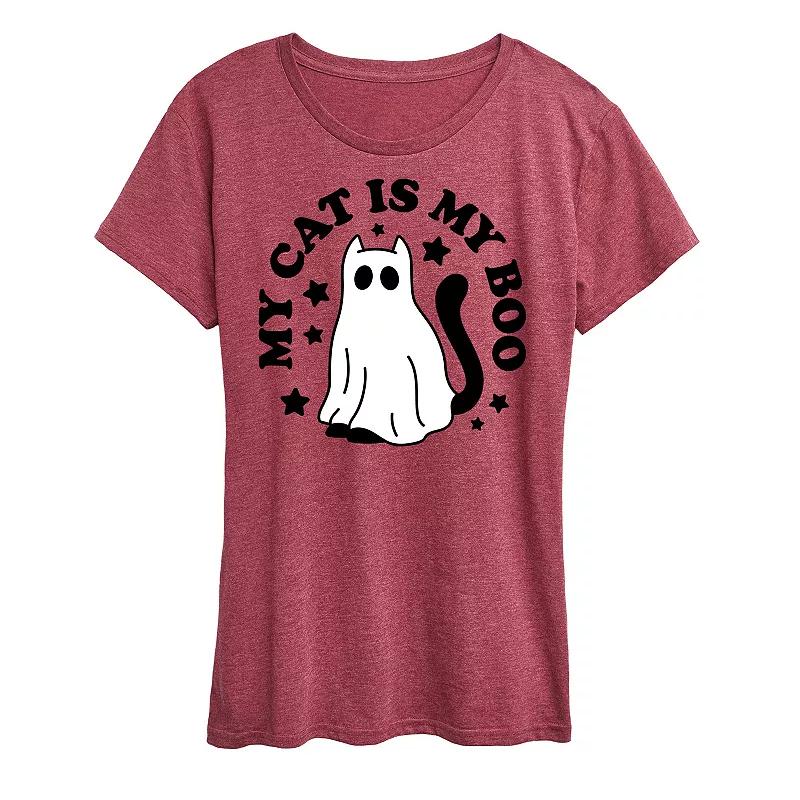 Women's My Cat Is My Boo Graphic Tee,  Product Image