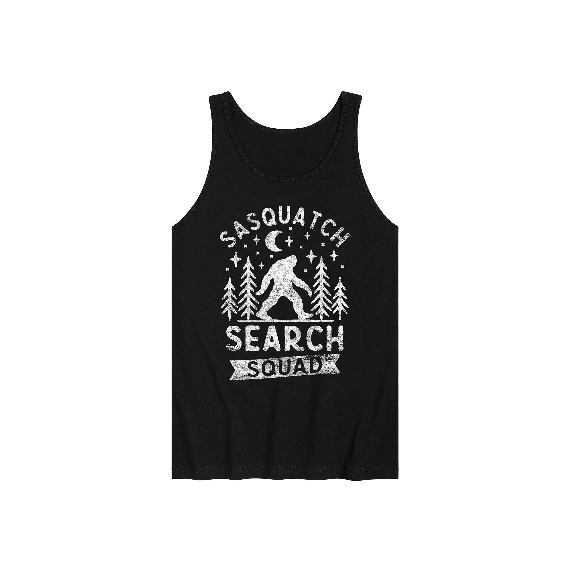 Men's Sasquatch Search Squad Graphic Tank Top,  Product Image