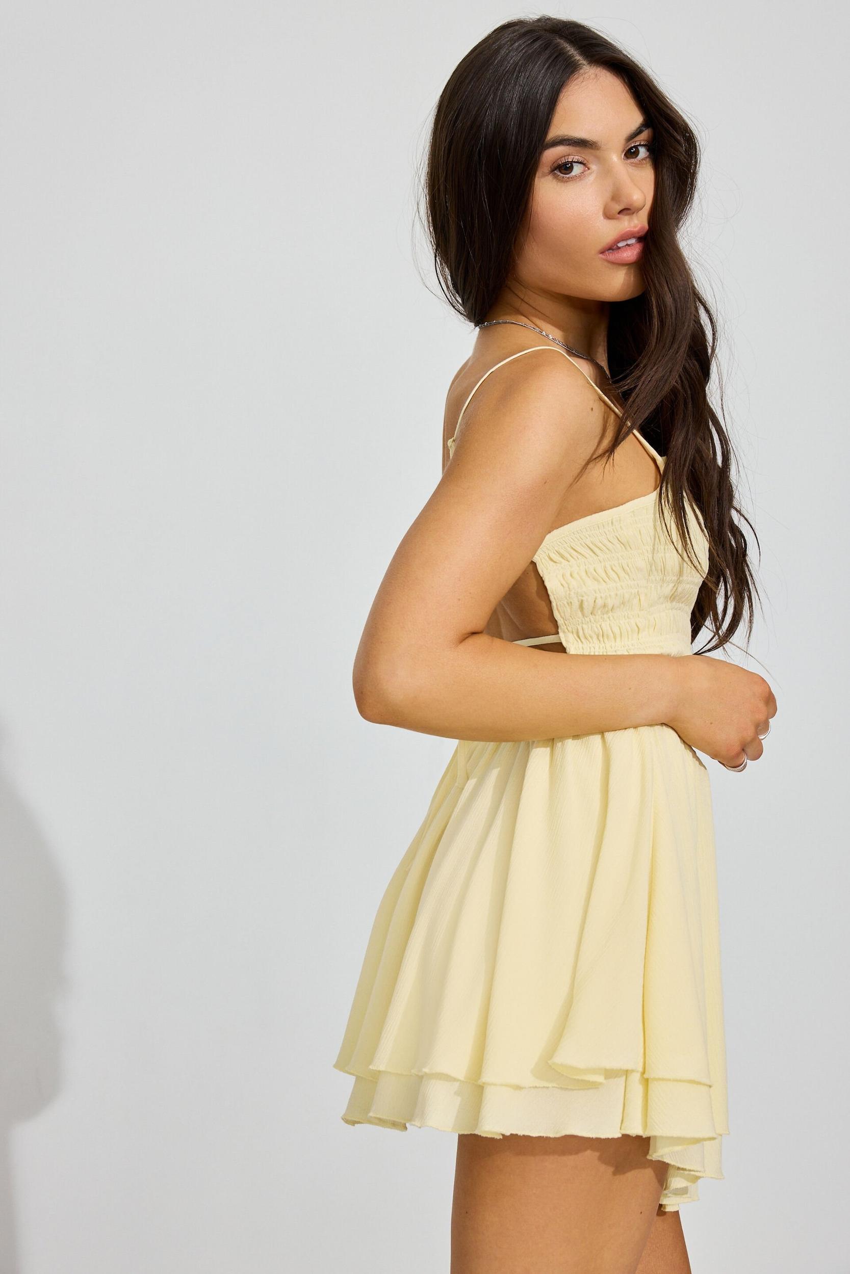 Kenzie Smocked Tiered Romper Product Image