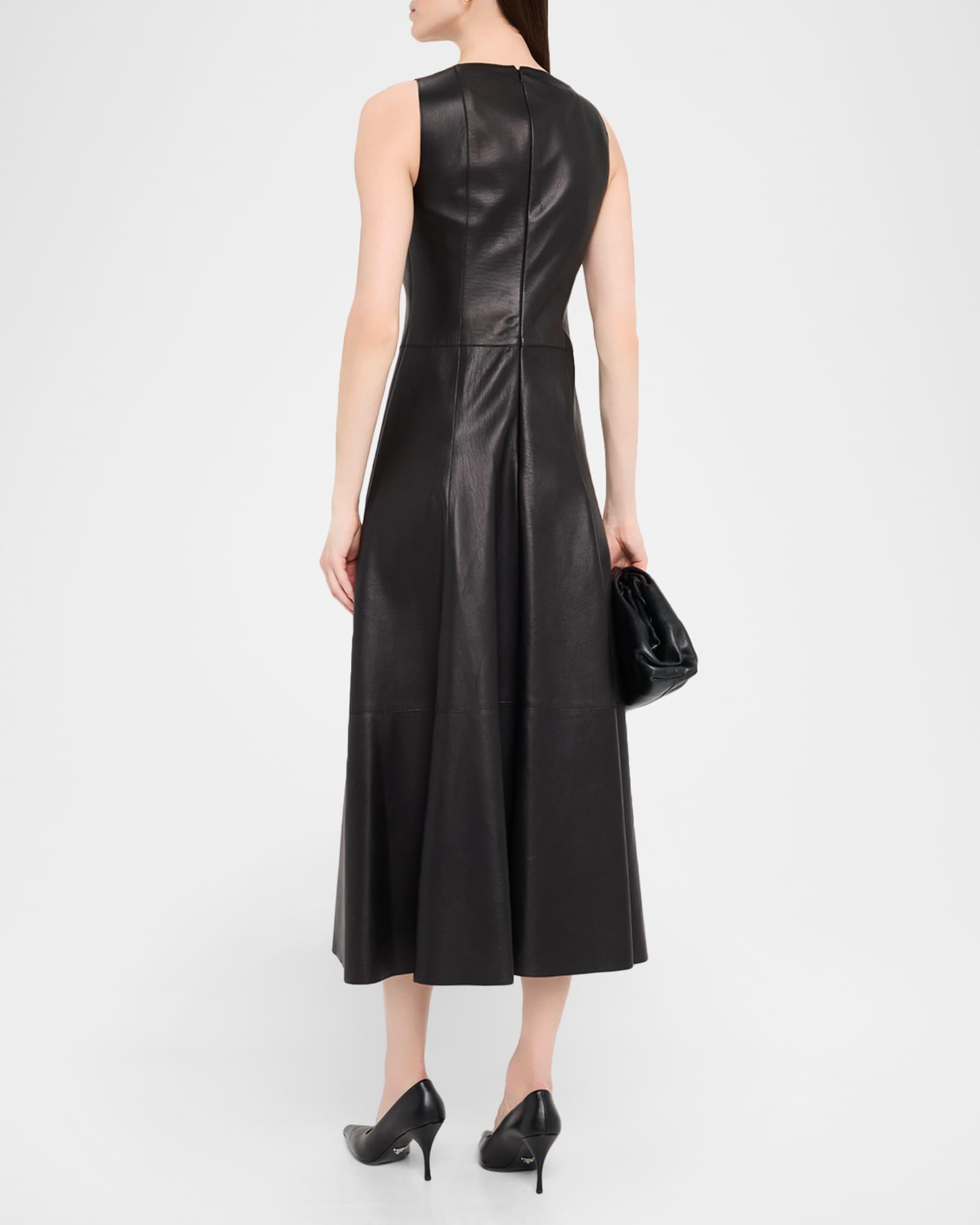 Nappa Leather Midi Dress Product Image