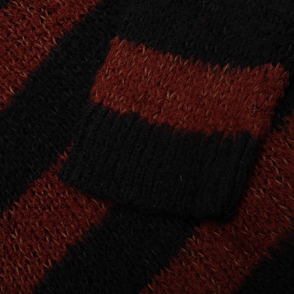 Striped Sweater - Black/Brown Male Product Image