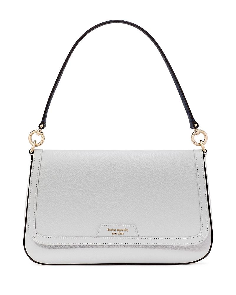 kate spade new york Hudson Color Blocked Pebbled Leather Flap Shoulder Bag Product Image