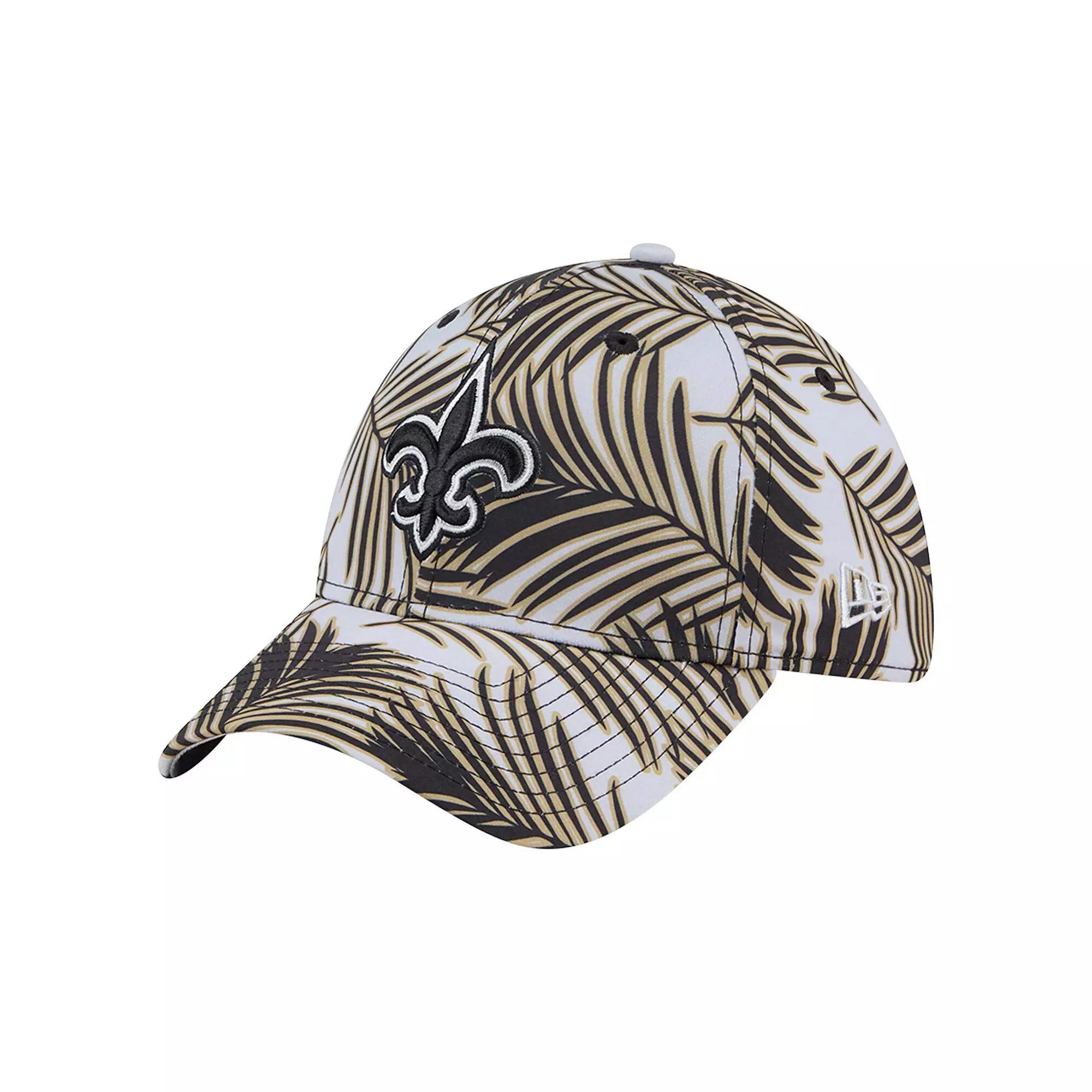 Men's New Era Gray New Orleans Saints Palms 39THIRTY Flex Hat, Size: Small/Medium, Grey Product Image