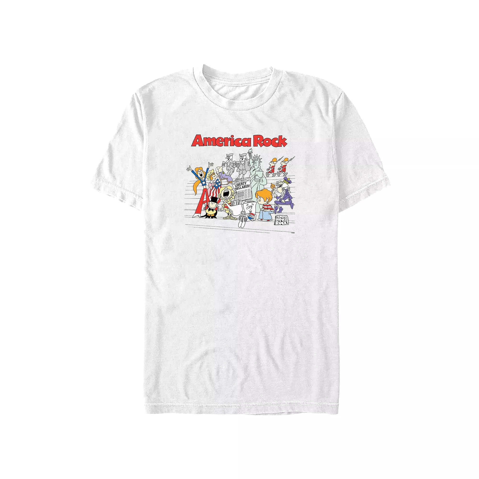Big & Tall Schoolhouse Rock! America Rock Graphic Tee, Men's,  Product Image
